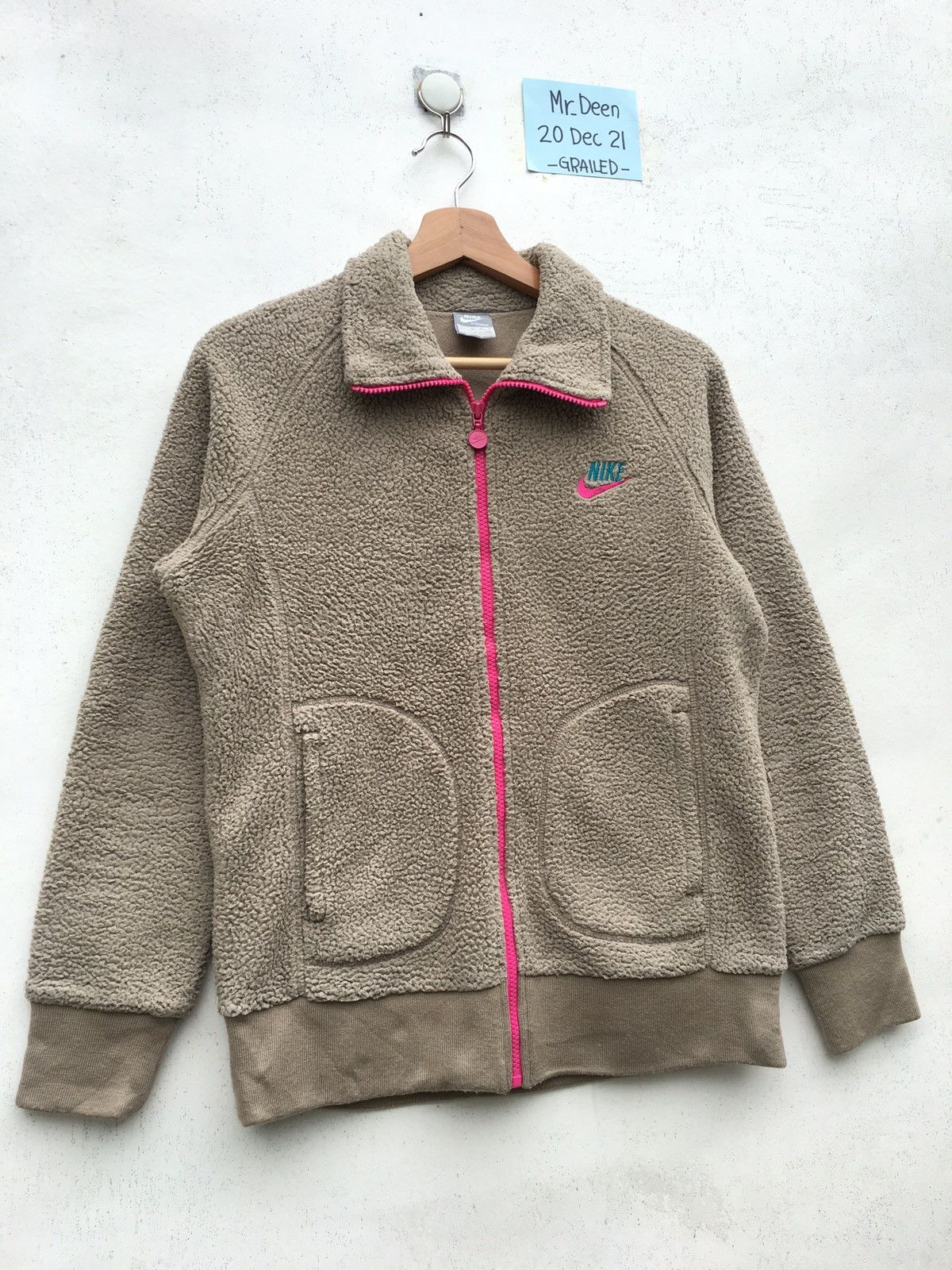 Nike Vintage Nike Swoosh Fleece Sweater Size S / US 4 / IT 40 - 2 Thumbnail