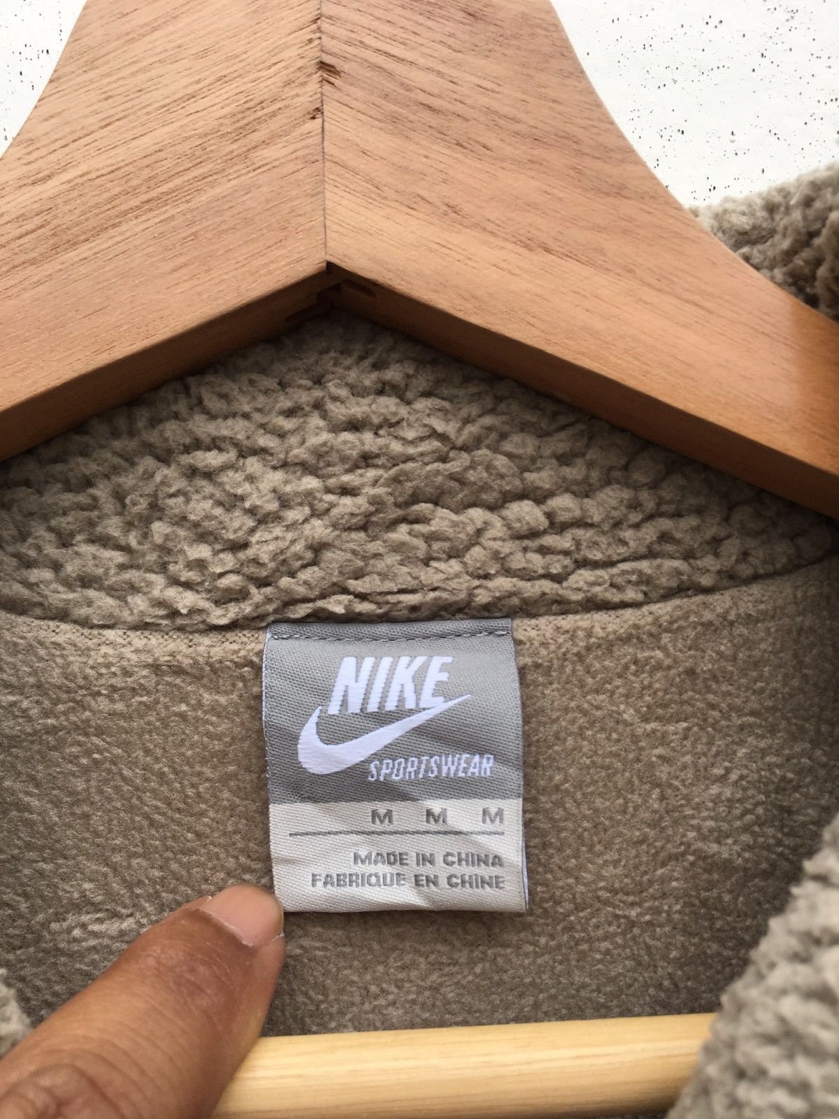 Nike Vintage Nike Swoosh Fleece Sweater Size S / US 4 / IT 40 - 7 Thumbnail
