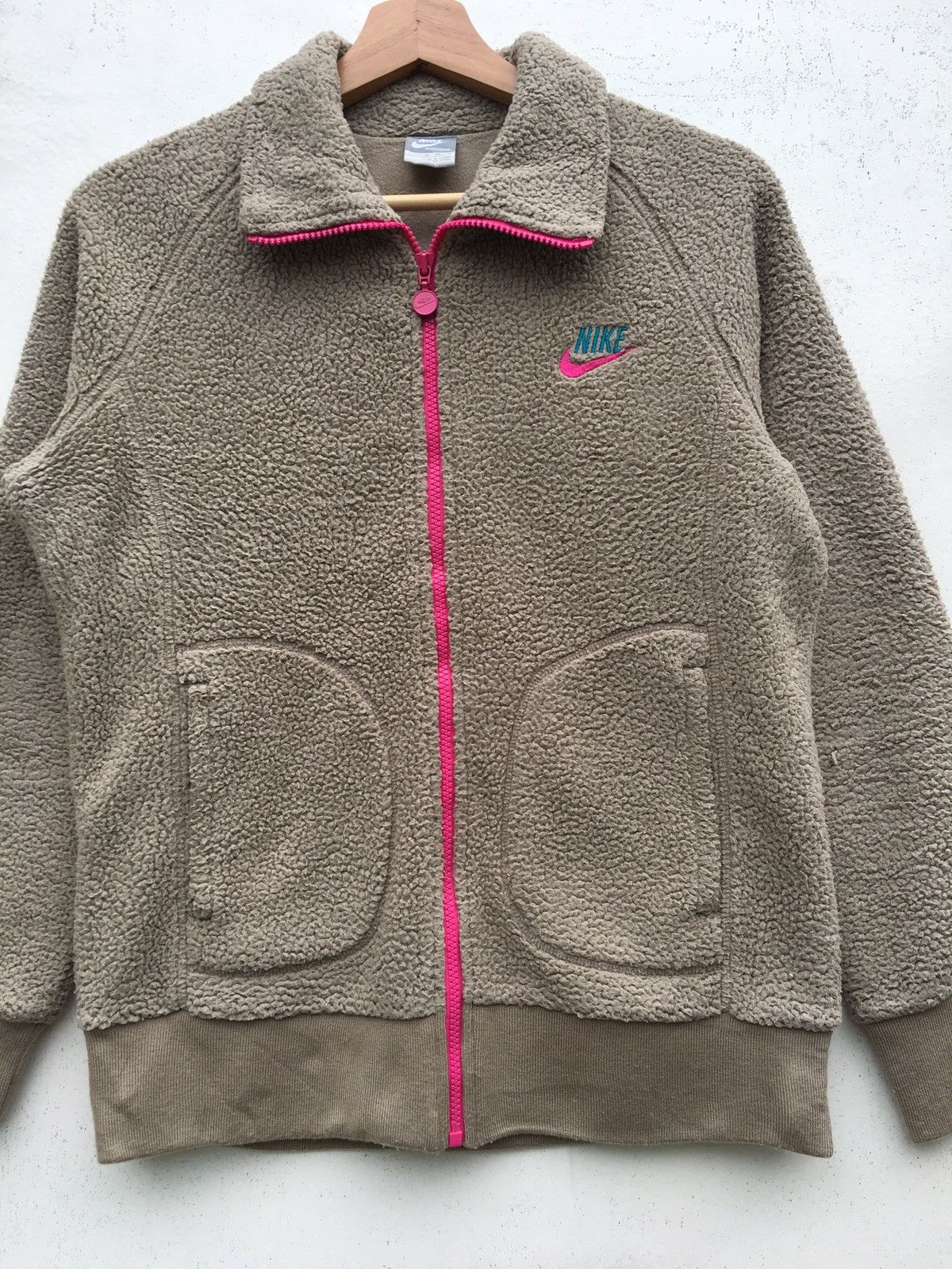 Nike Vintage Nike Swoosh Fleece Sweater Size S / US 4 / IT 40 - 4 Thumbnail