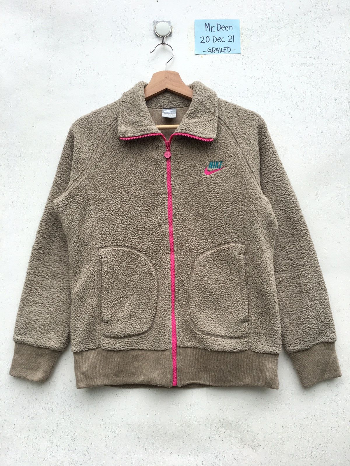 Nike Vintage Nike Swoosh Fleece Sweater Size S / US 4 / IT 40 - 1 Thumbnail