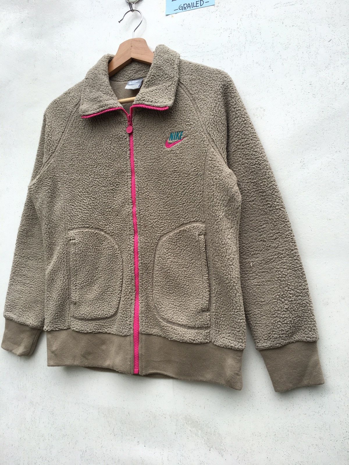 Nike Vintage Nike Swoosh Fleece Sweater Size S / US 4 / IT 40 - 3 Thumbnail