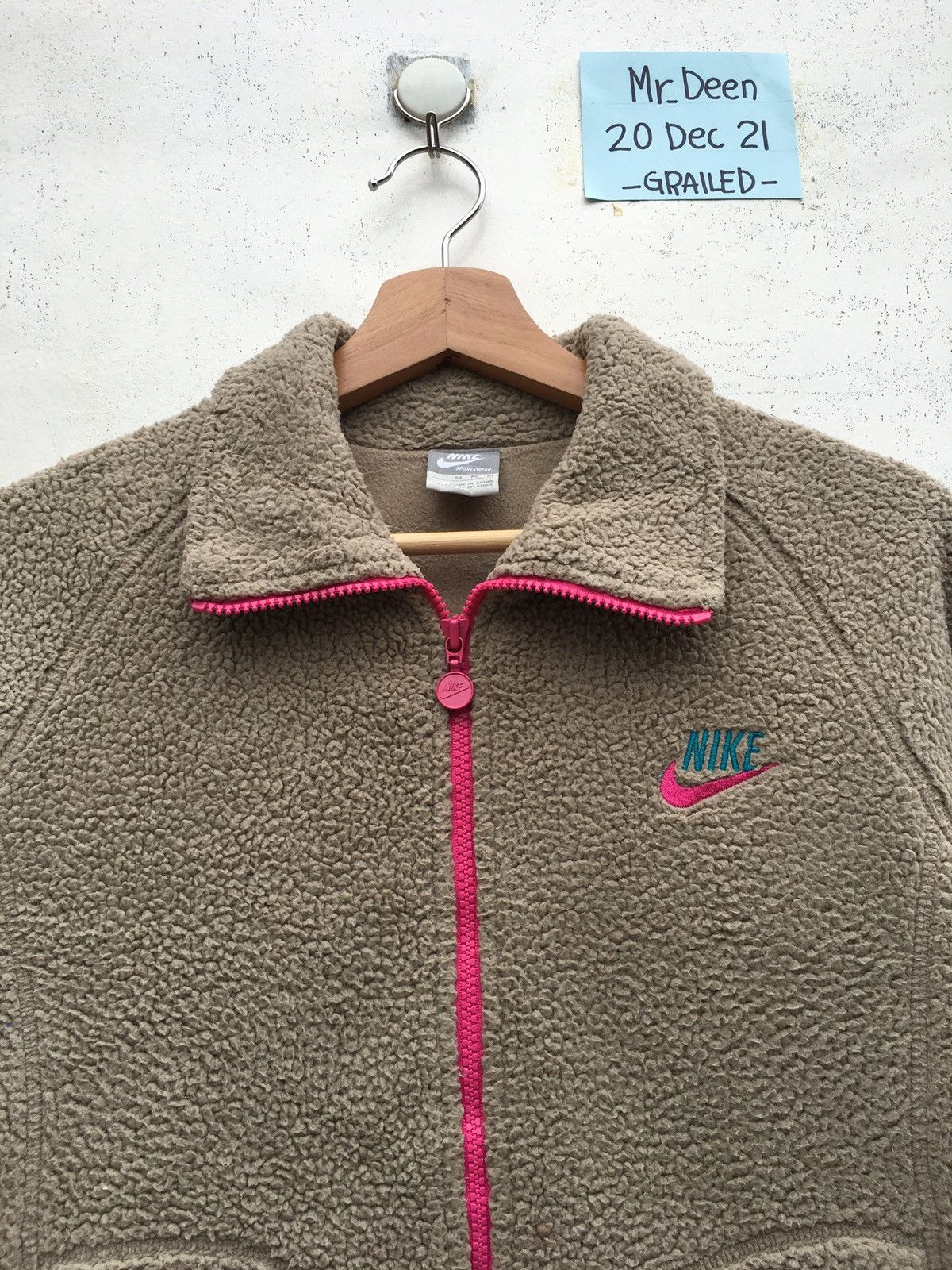 Nike Vintage Nike Swoosh Fleece Sweater Size S / US 4 / IT 40 - 5 Thumbnail