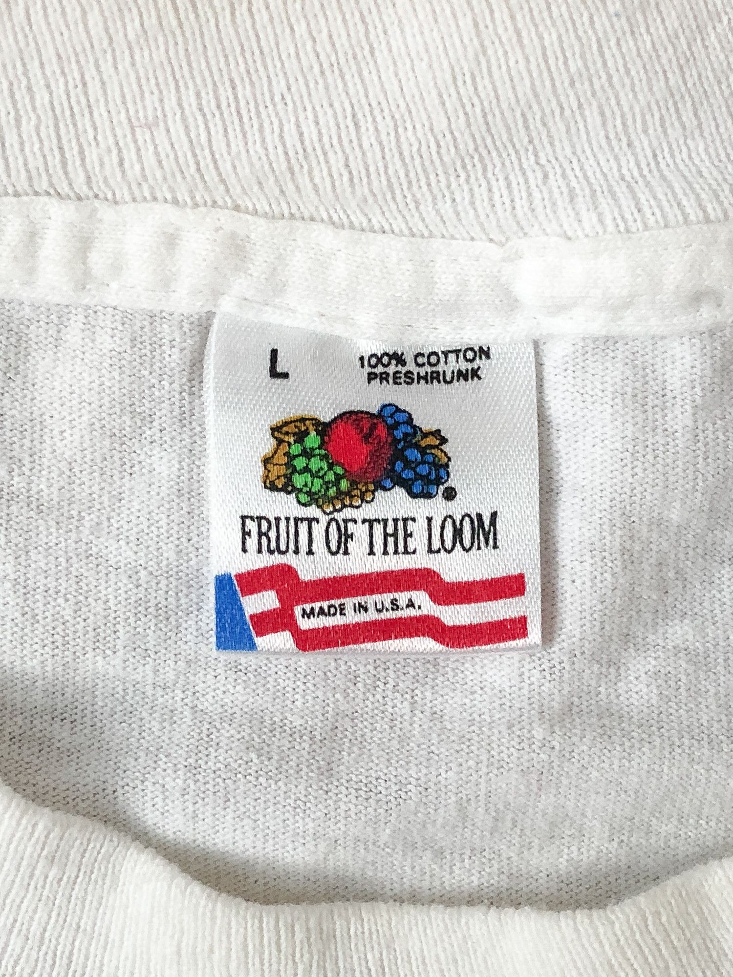 Fruit Of The Loom × Vintage 1992 Single Stitch 'Unforgettable That's What You Are' Size US L / EU 52-54 / 3 - 4 Thumbnail