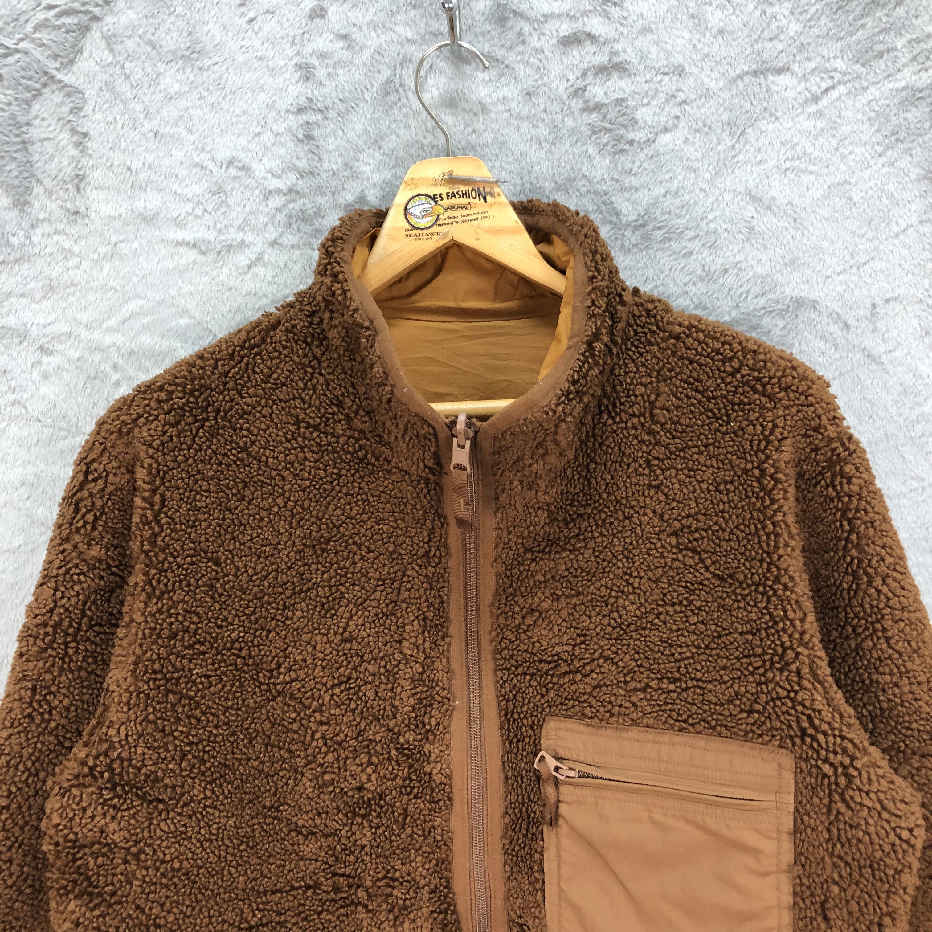 Lemaire × Uniqlo LEMAIRE DEEP PILE FLEECE JACKET #5309-183 Size US L / EU 52-54 / 3 - 2 Thumbnail