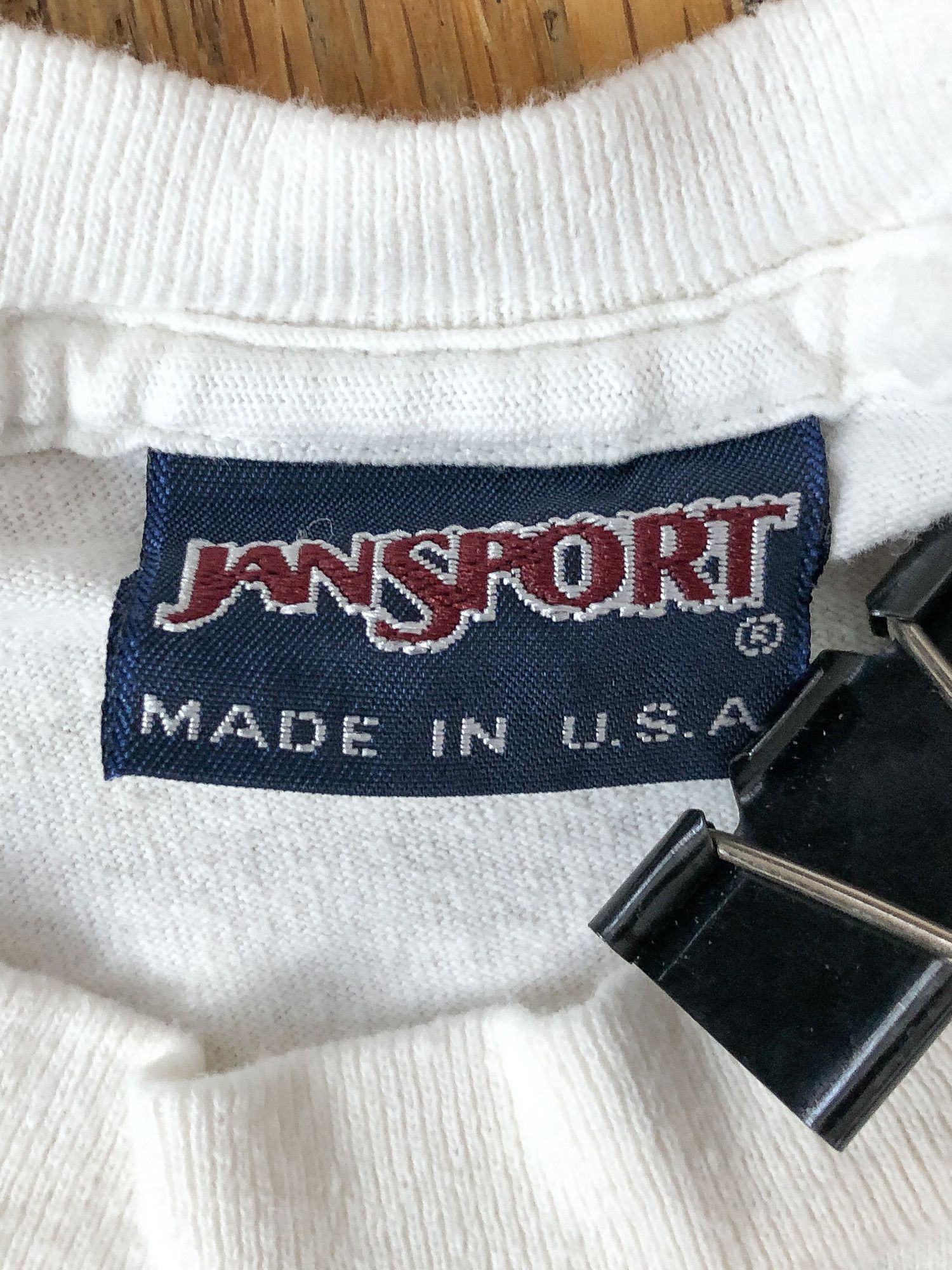 Jansport × Vintage 90s Single Stitch 'Delaware' Bear T-Shirt Size US L / EU 52-54 / 3 - 5 Thumbnail