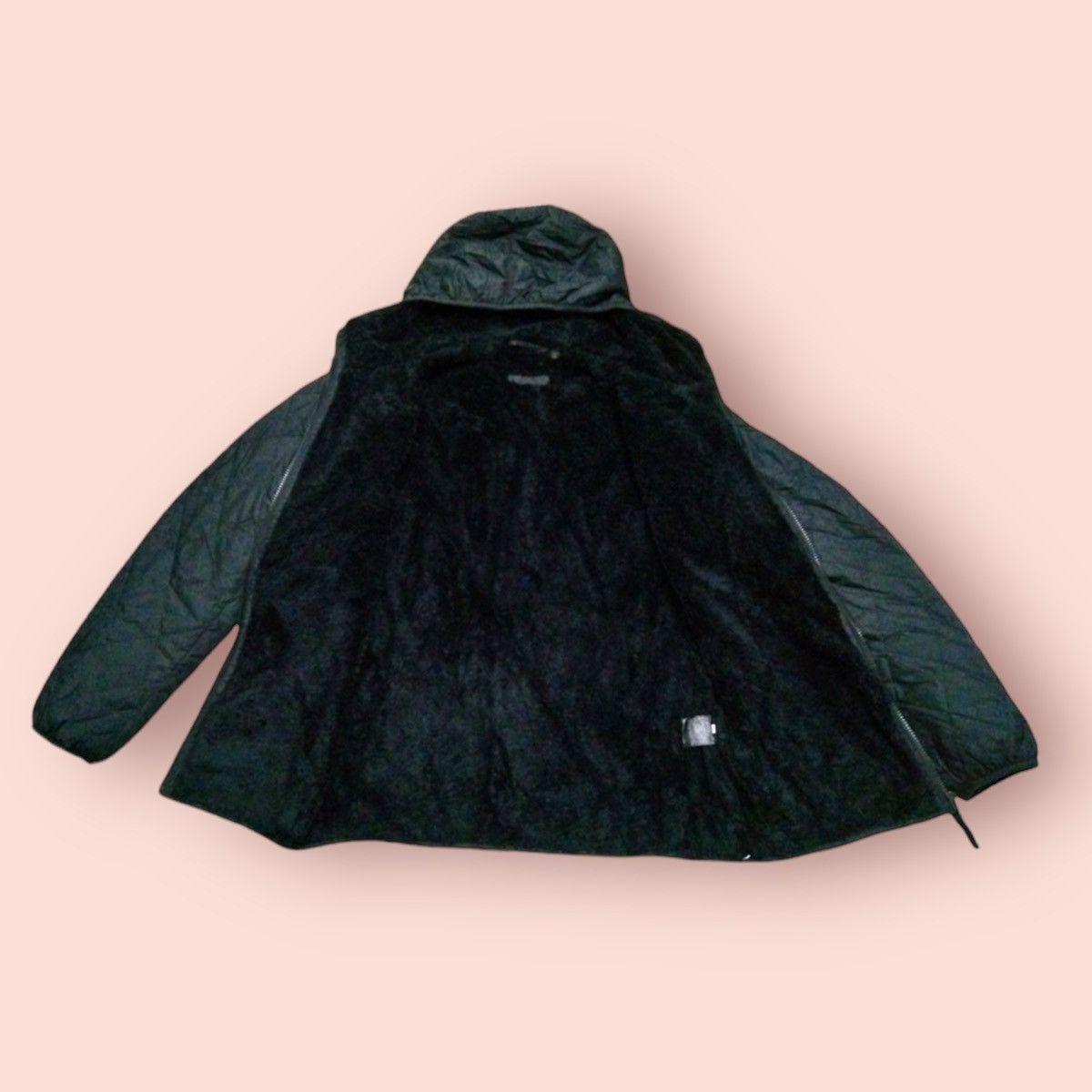 Japanese Brand × Jun Takahashi × Uniqlo Y2k UNIQLO QUILTED/FLUFFY FLEECE ZIPPER HOODIE DOWN JACKET Size US L / EU 52-54 / 3 - 6 Thumbnail
