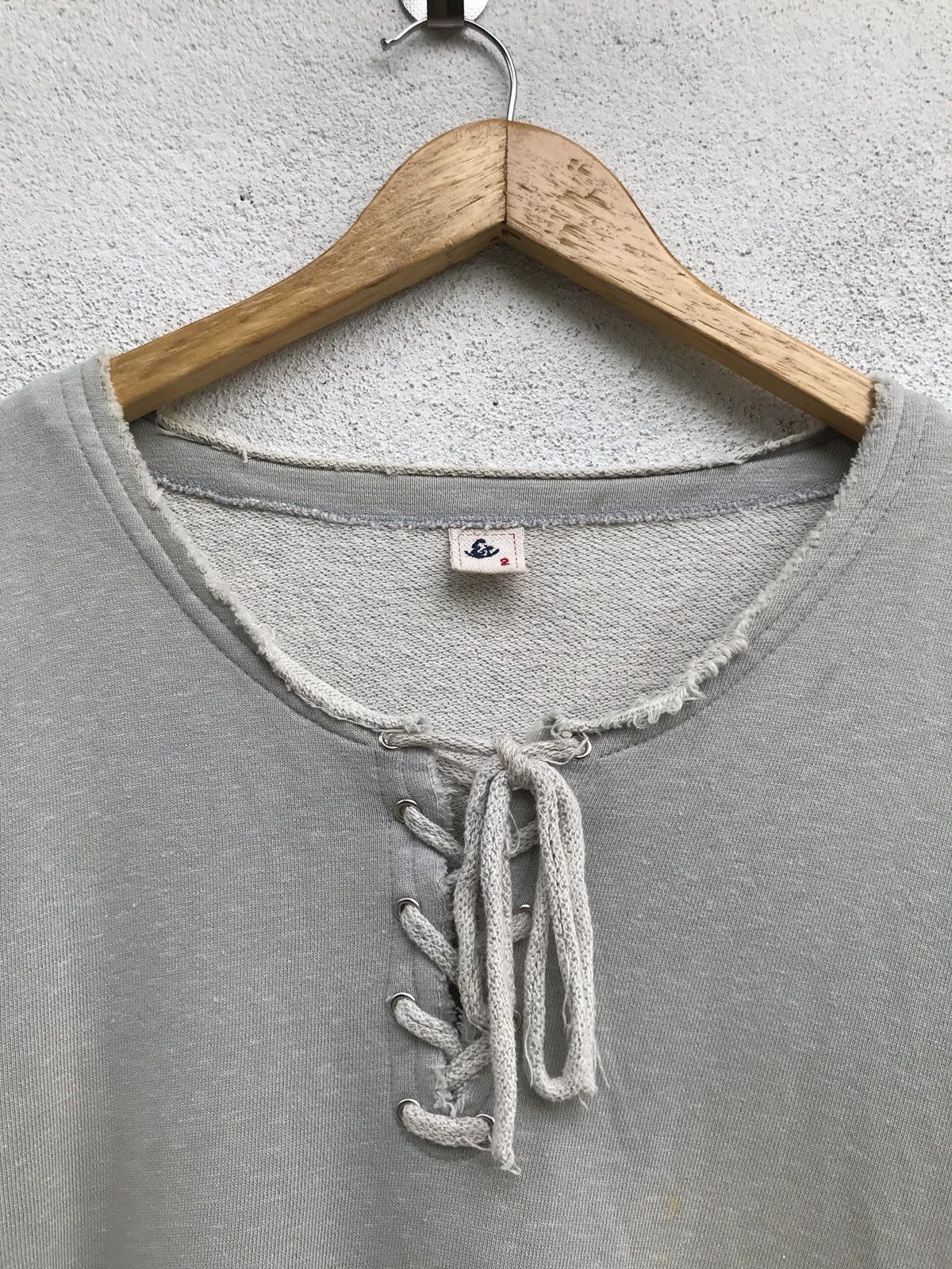 Eternal Japanese Brand Eternal Drawstring Neck Crewneck Sweatshirt Size US M / EU 48-50 / 2 - 2 Thumbnail