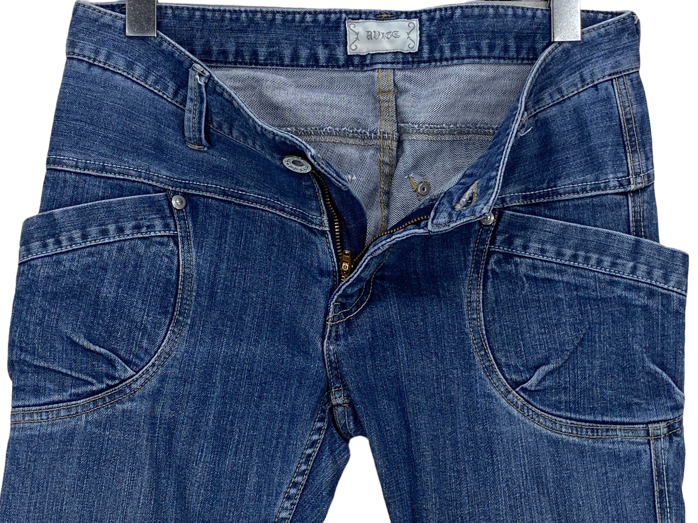 Japanese Brand Avice Low Rise Baker Pocket Jeans Size 29" - 10 Thumbnail