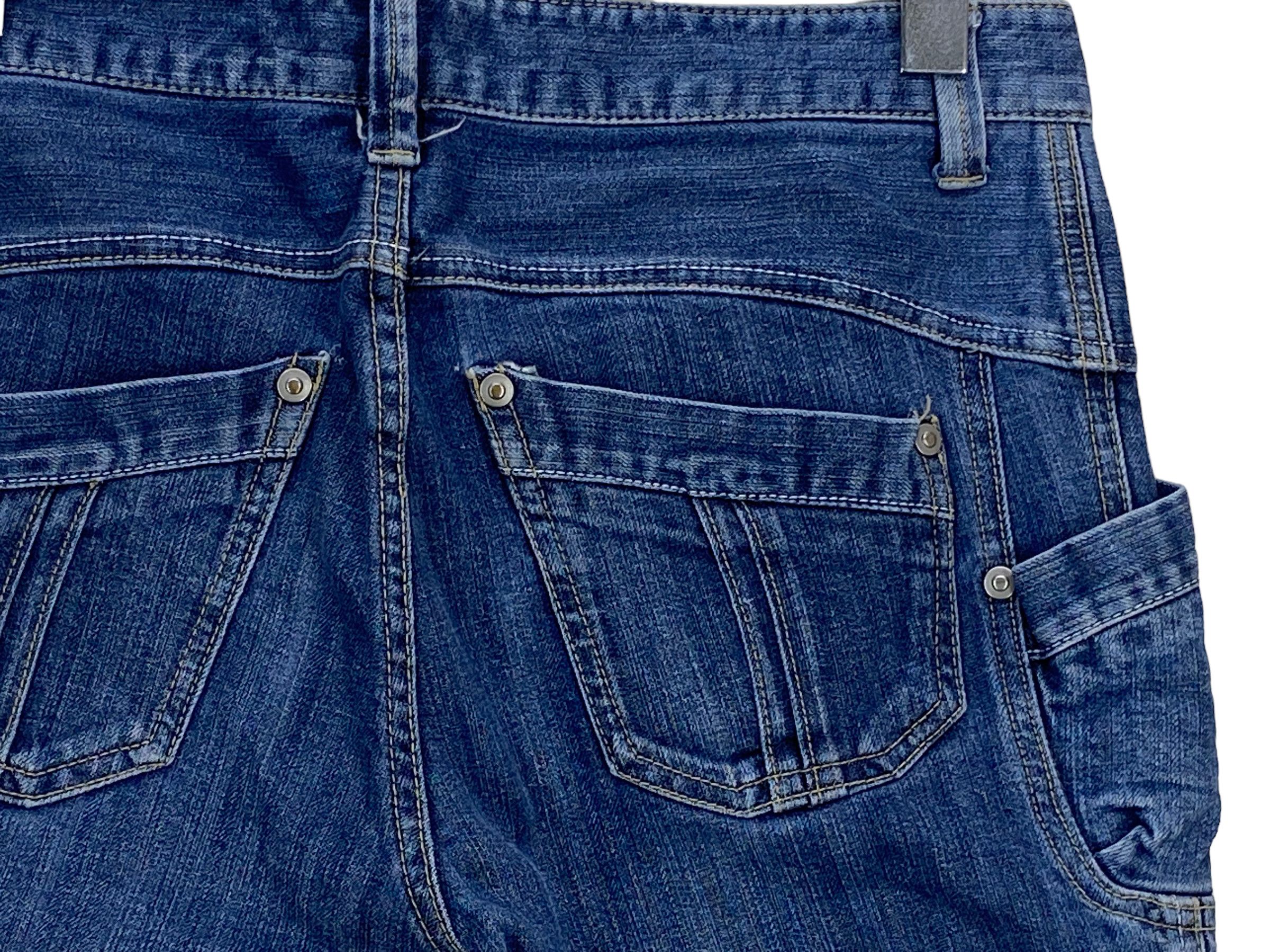 Japanese Brand Avice Low Rise Baker Pocket Jeans Size 29" - 9 Thumbnail