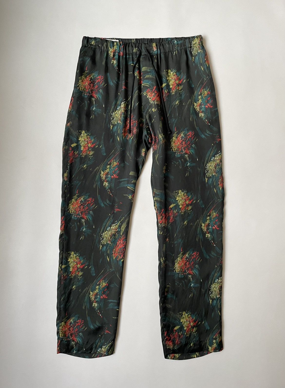 Dries Van Noten S/S 20 Firework Floral Trousers Size US 32 / EU 48 - 1 Thumbnail