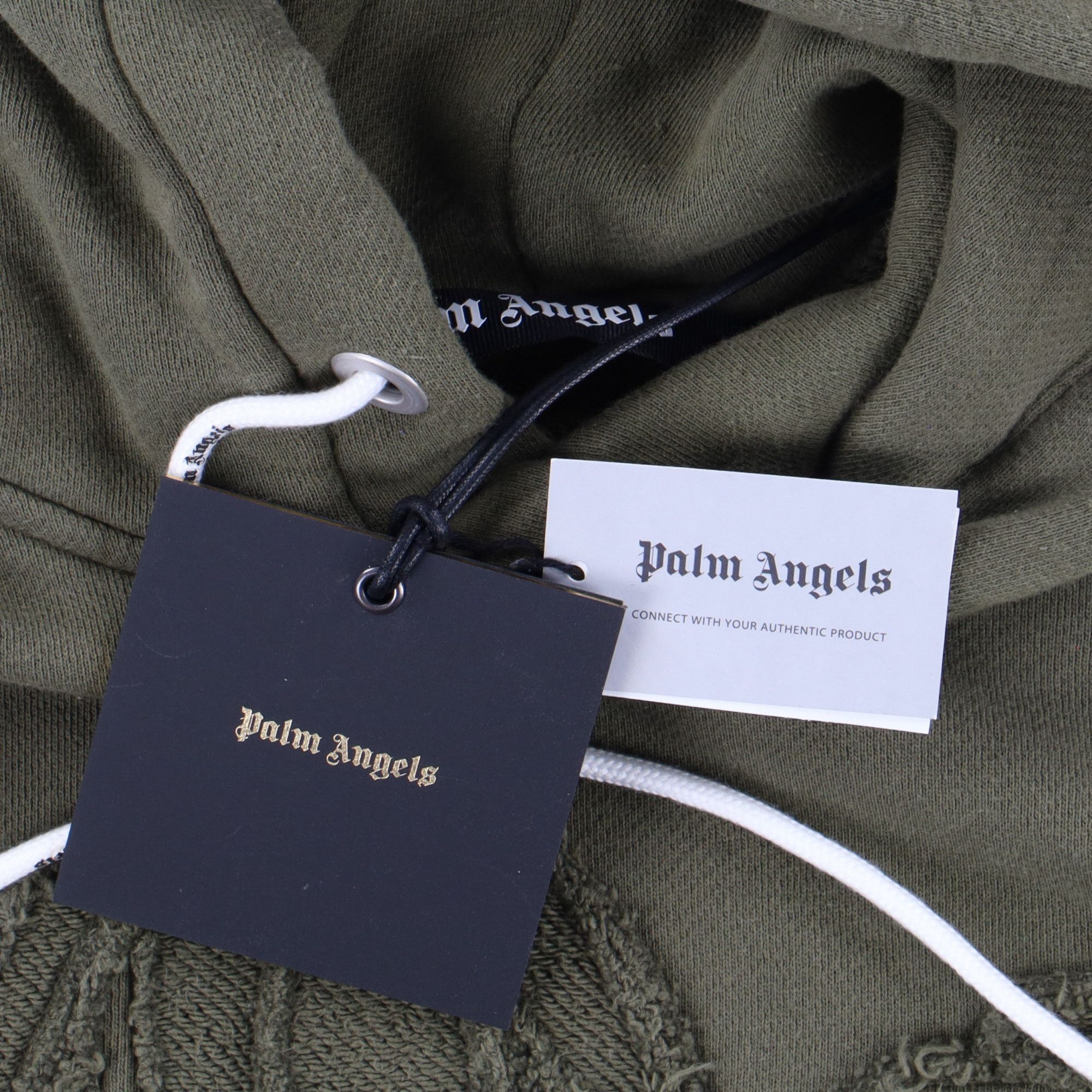 Palm Angels Military Green Kill The Bear Hoodie Size US XL / EU 56 / 4 - 7 Thumbnail