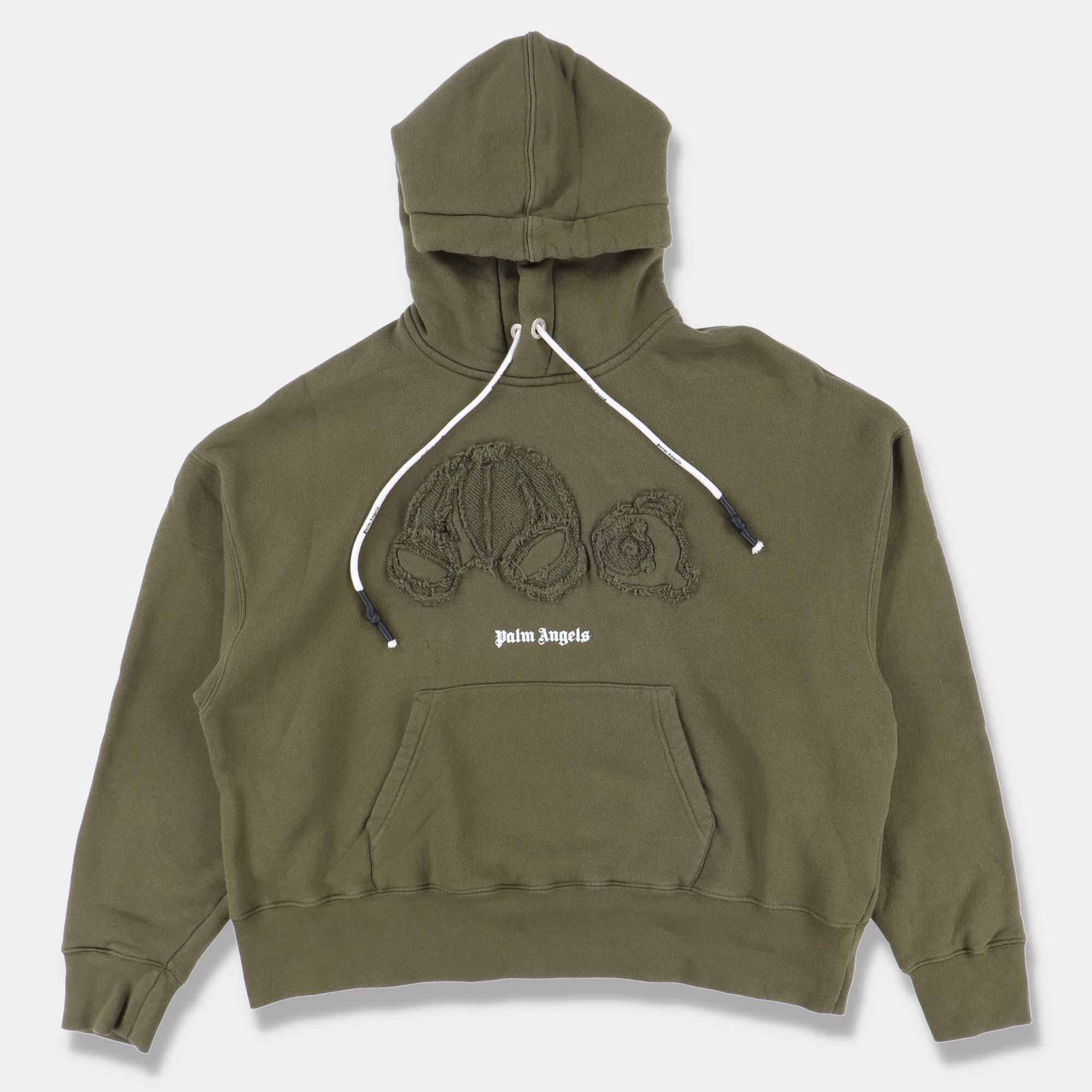 Palm Angels Military Green Kill The Bear Hoodie Size US XL / EU 56 / 4 - 1 Thumbnail