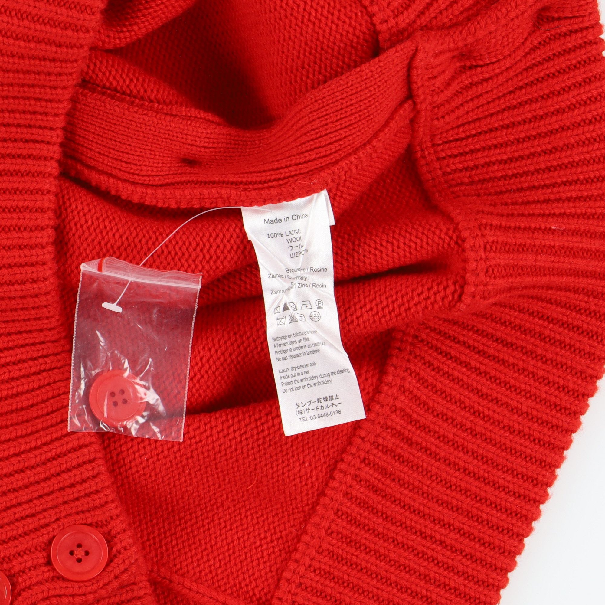 Givenchy Red Swarovski Beads and Stars Sweater Size US M / EU 48-50 / 2 - 9 Thumbnail