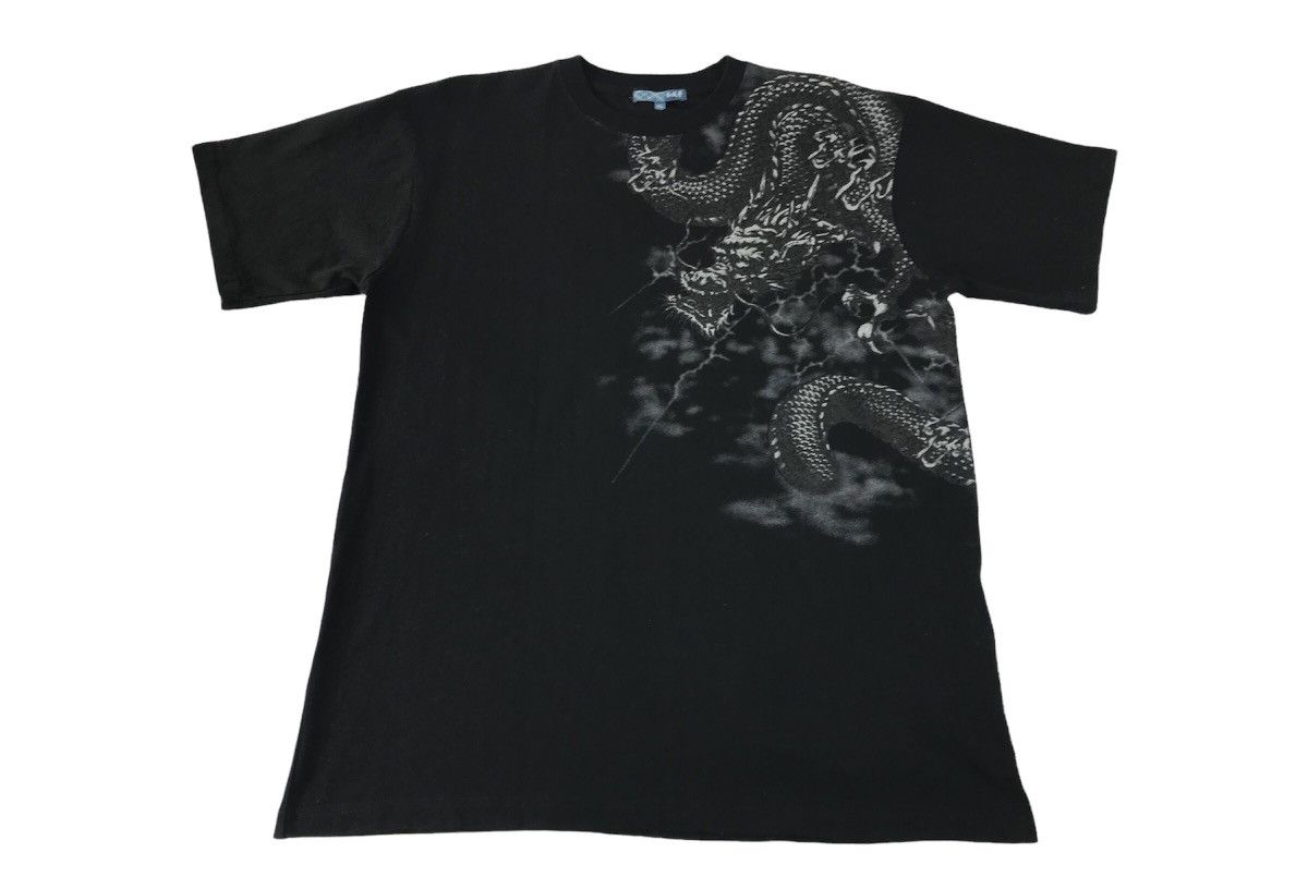 Japanese Brand × Vintage Tee JapaneseBrand Big Logo Tiger-Dragon embroidery Design Size US XL / EU 56 / 4 - 1 Thumbnail