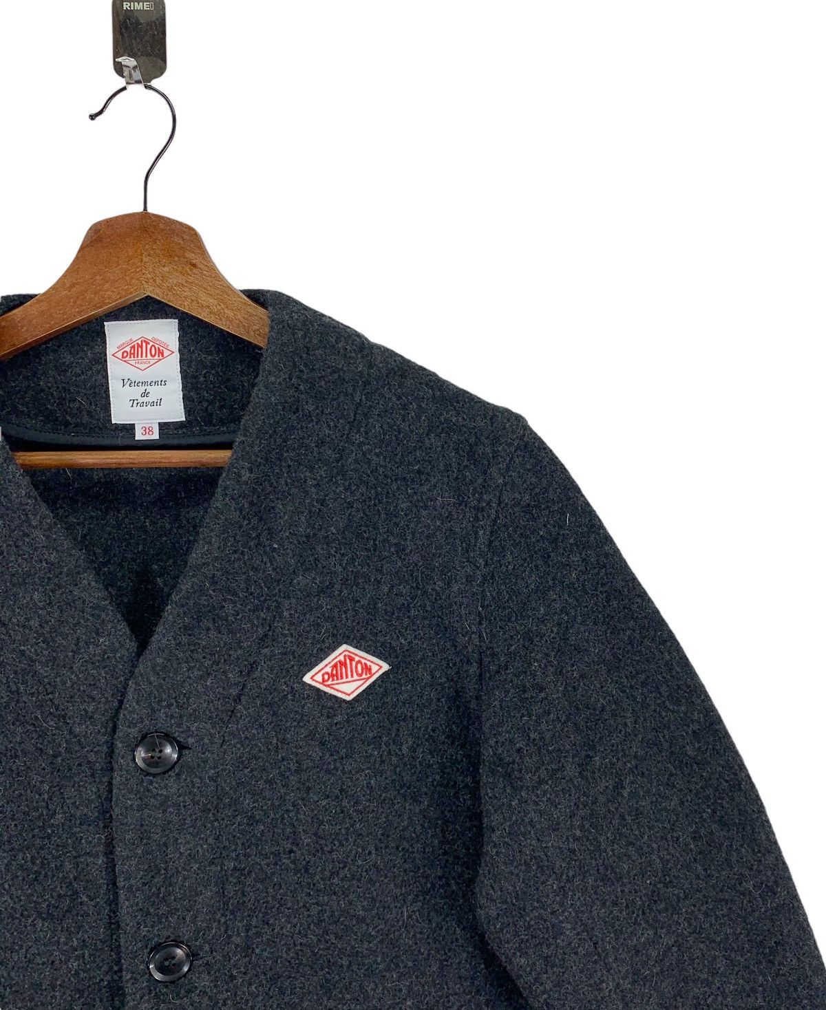 Danton VINTAGE DANTON WORKWEAR WOOL BUTTON JACKET Size XS / US 0-2 / IT 36-38 - 5 Thumbnail