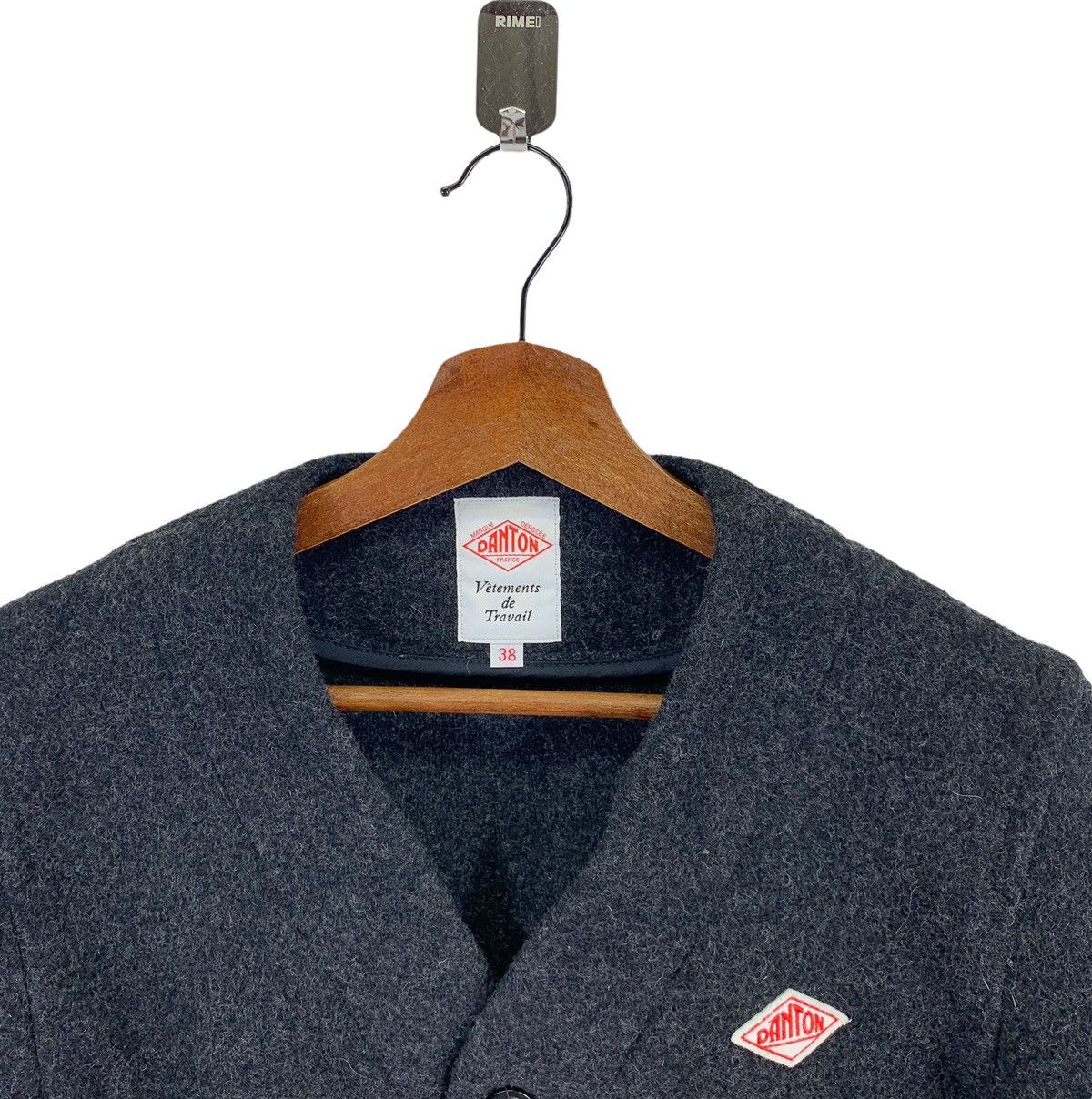 Danton VINTAGE DANTON WORKWEAR WOOL BUTTON JACKET Size XS / US 0-2 / IT 36-38 - 6 Thumbnail