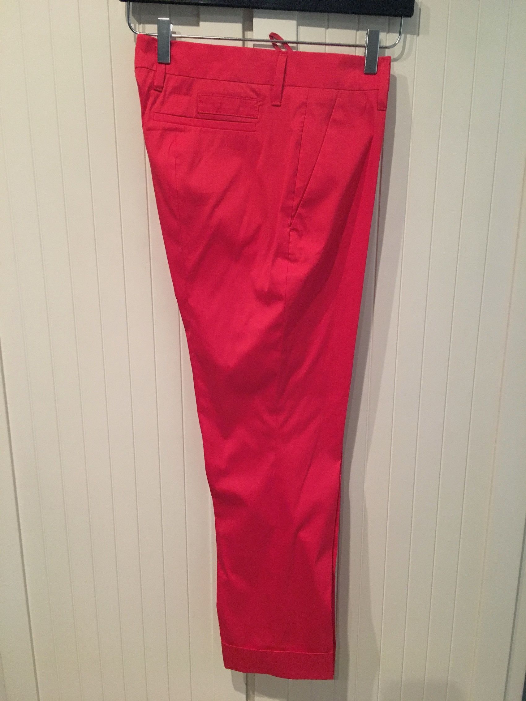 image of Prada Ss'19 Pant Cropped Women in Red (Size 30)