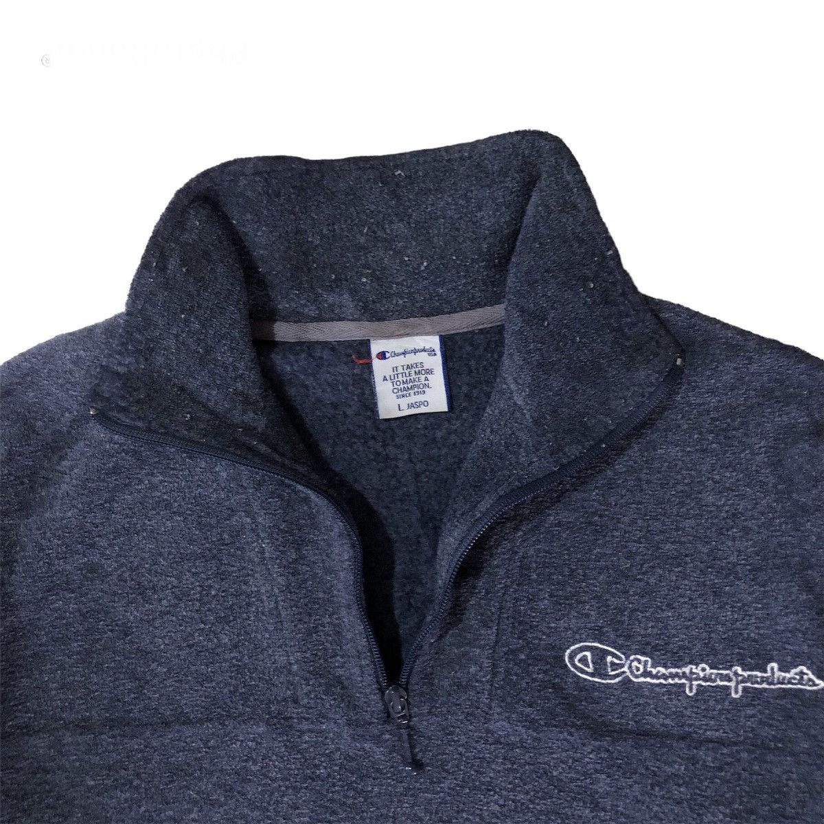 Vtg Champion fleece half zipper