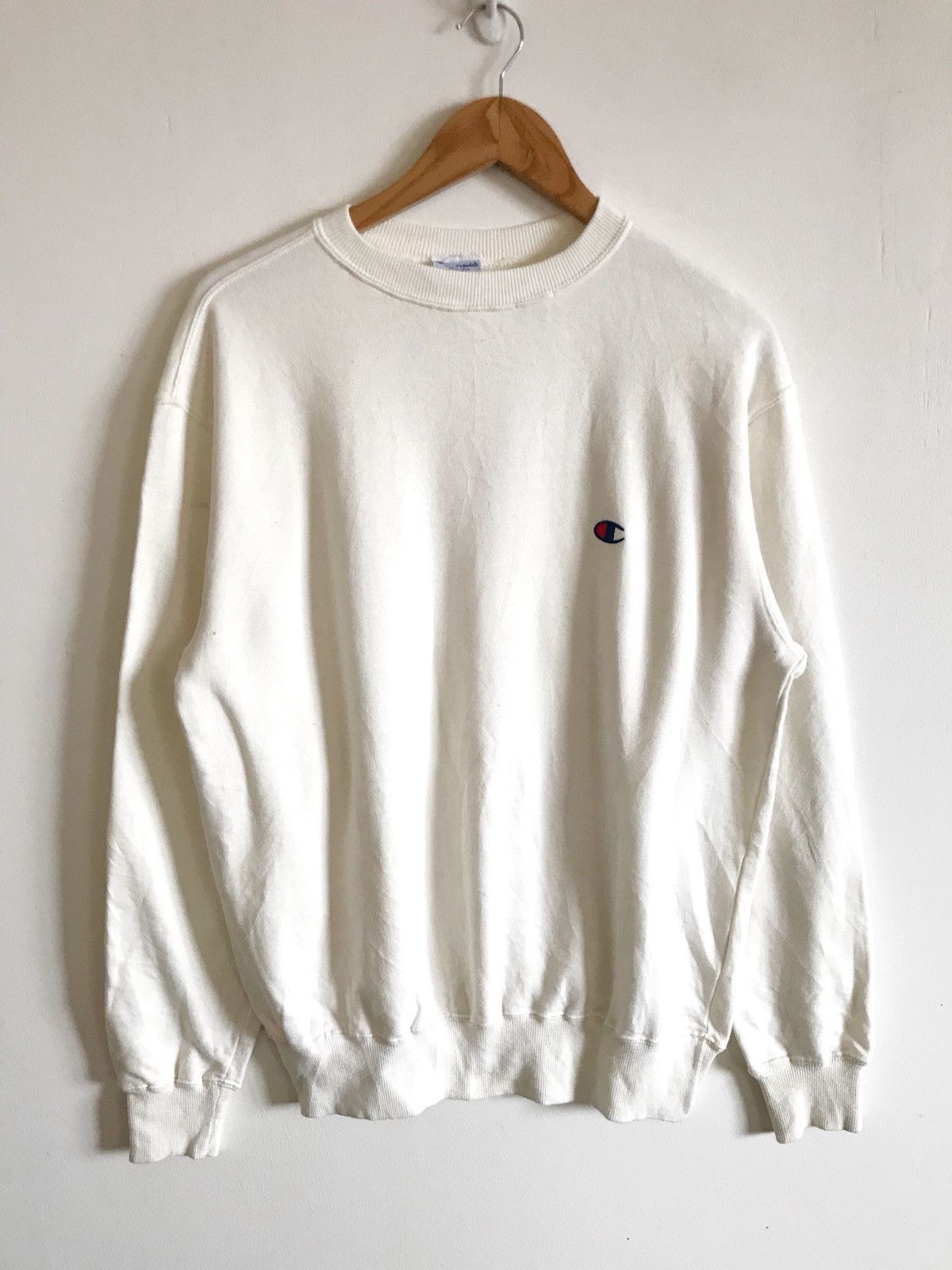 Champion Champion Small Logo White Sweatshirt Size US M / EU 48-50 / 2 - 1 Thumbnail