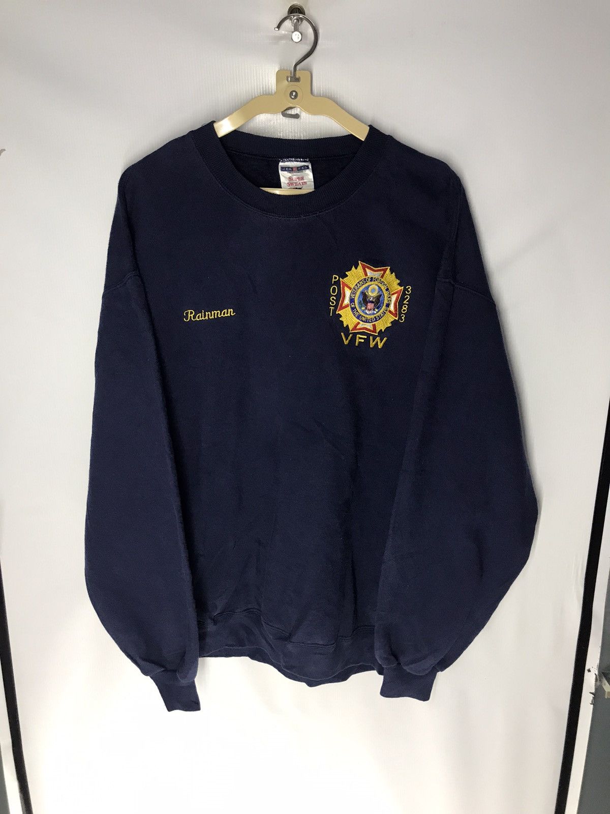 Jerzees × Vintage veterans of foreign wars of the United State sweatshirt Size US L / EU 52-54 / 3 - 5 Thumbnail