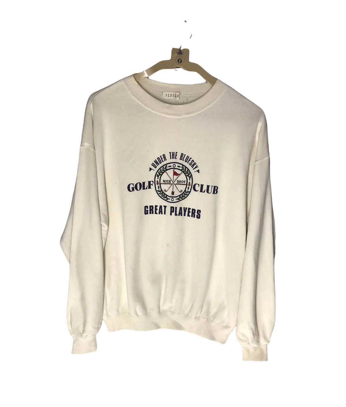 Vintage spellout crewneck sweatshirt by sleigh