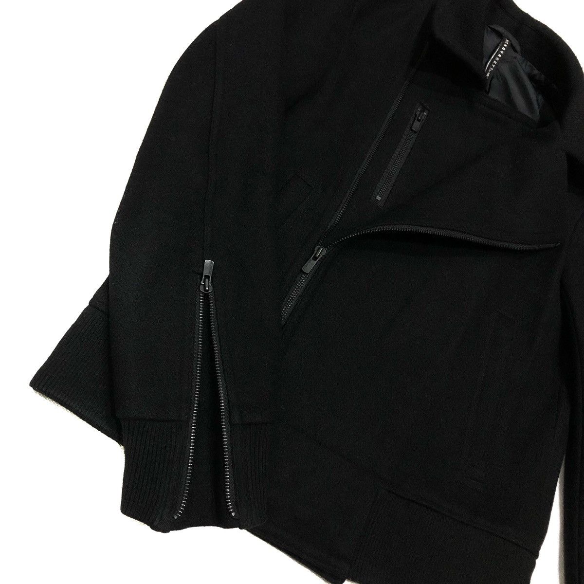 Black Barrett Black Barrett by Neil Barrett Biker Wool Jacket Size US M / EU 48-50 / 2 - 5 Thumbnail