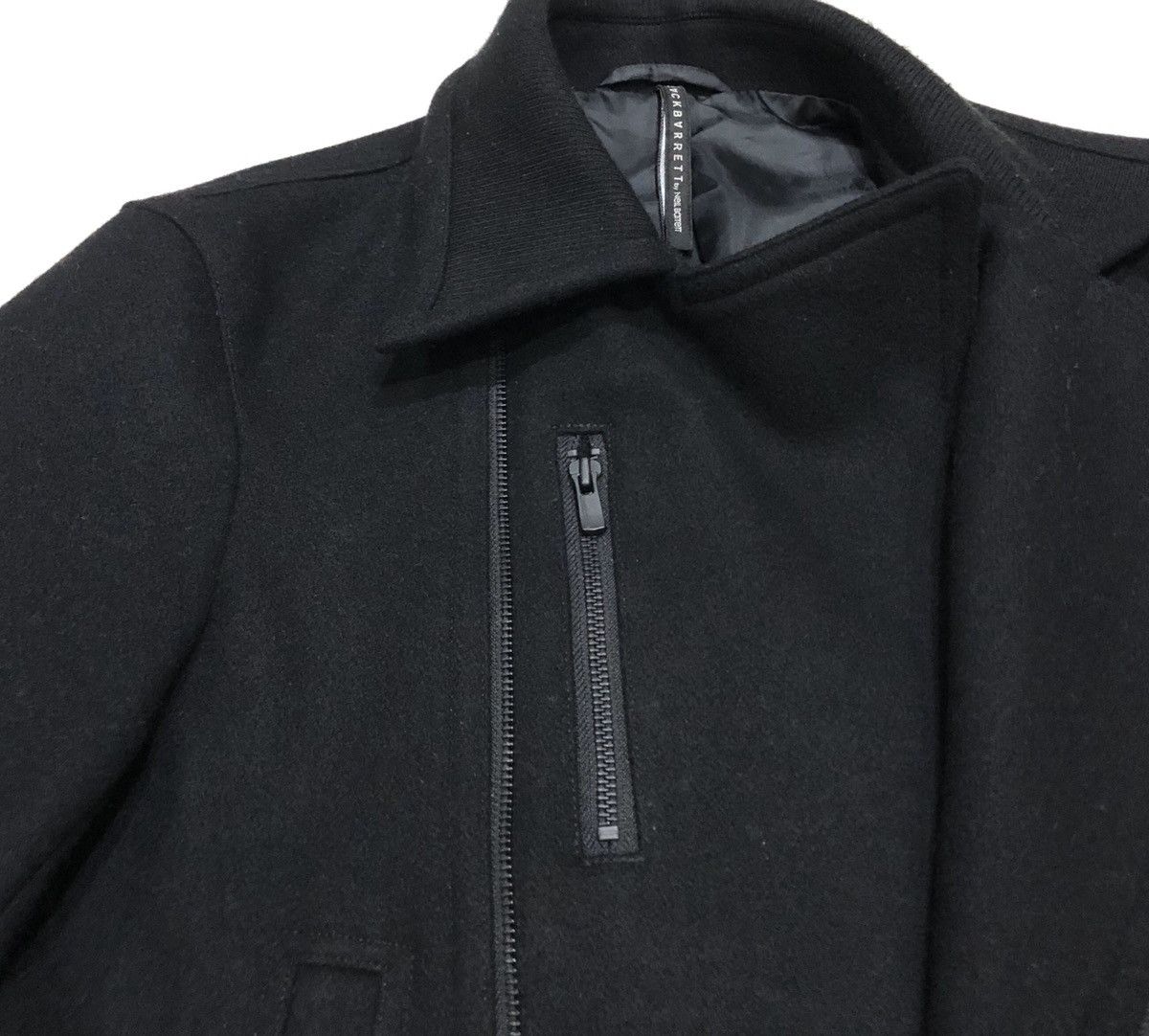 Black Barrett Black Barrett by Neil Barrett Biker Wool Jacket Size US M / EU 48-50 / 2 - 3 Thumbnail