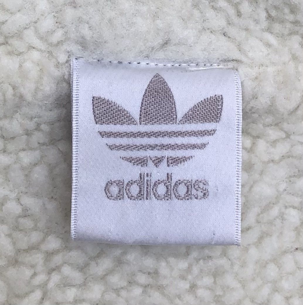 Adidas Vtg 90s Adidas Trefoil Big Logo Fleece Hoodie Sweatshirt Size US L / EU 52-54 / 3 - 16 Thumbnail