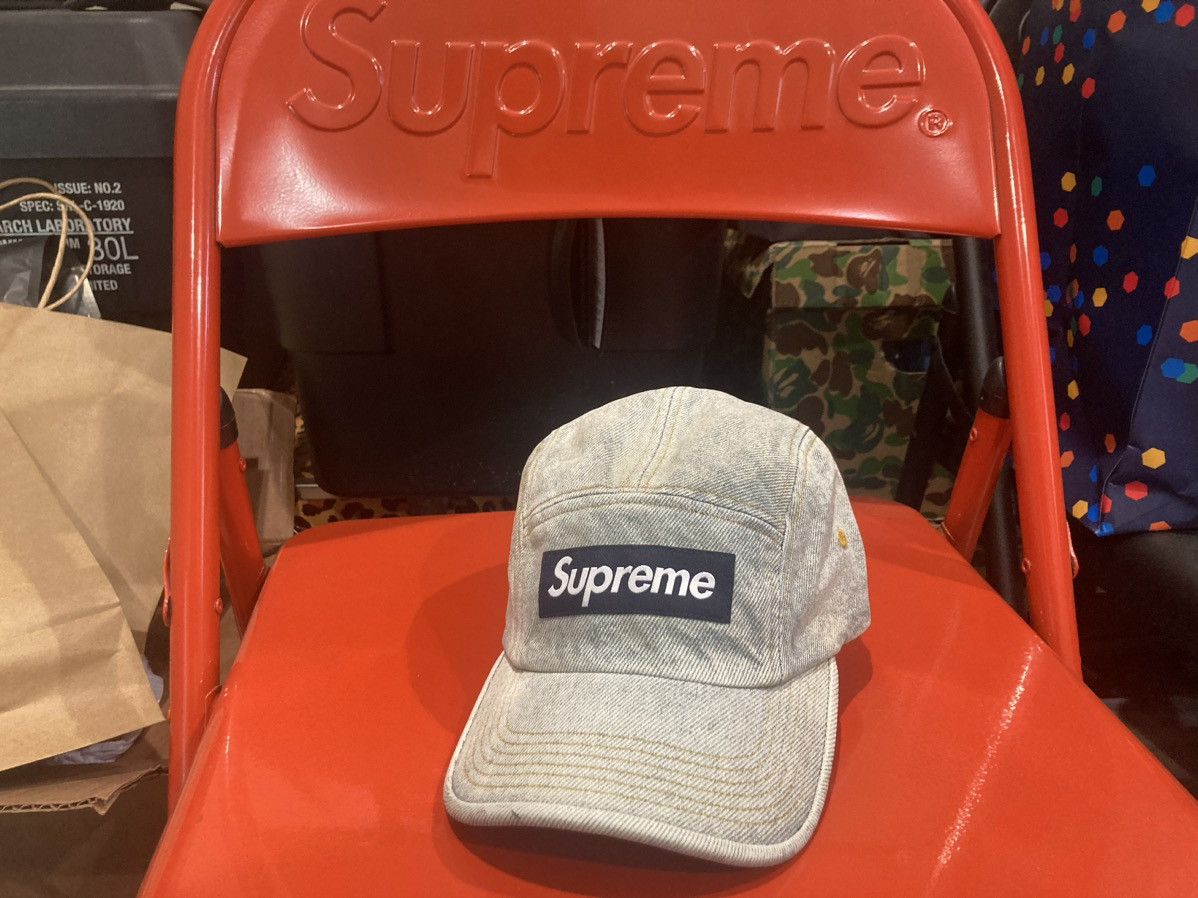 Supreme Supreme 2023SS denim camp cap dirty indigo | Grailed