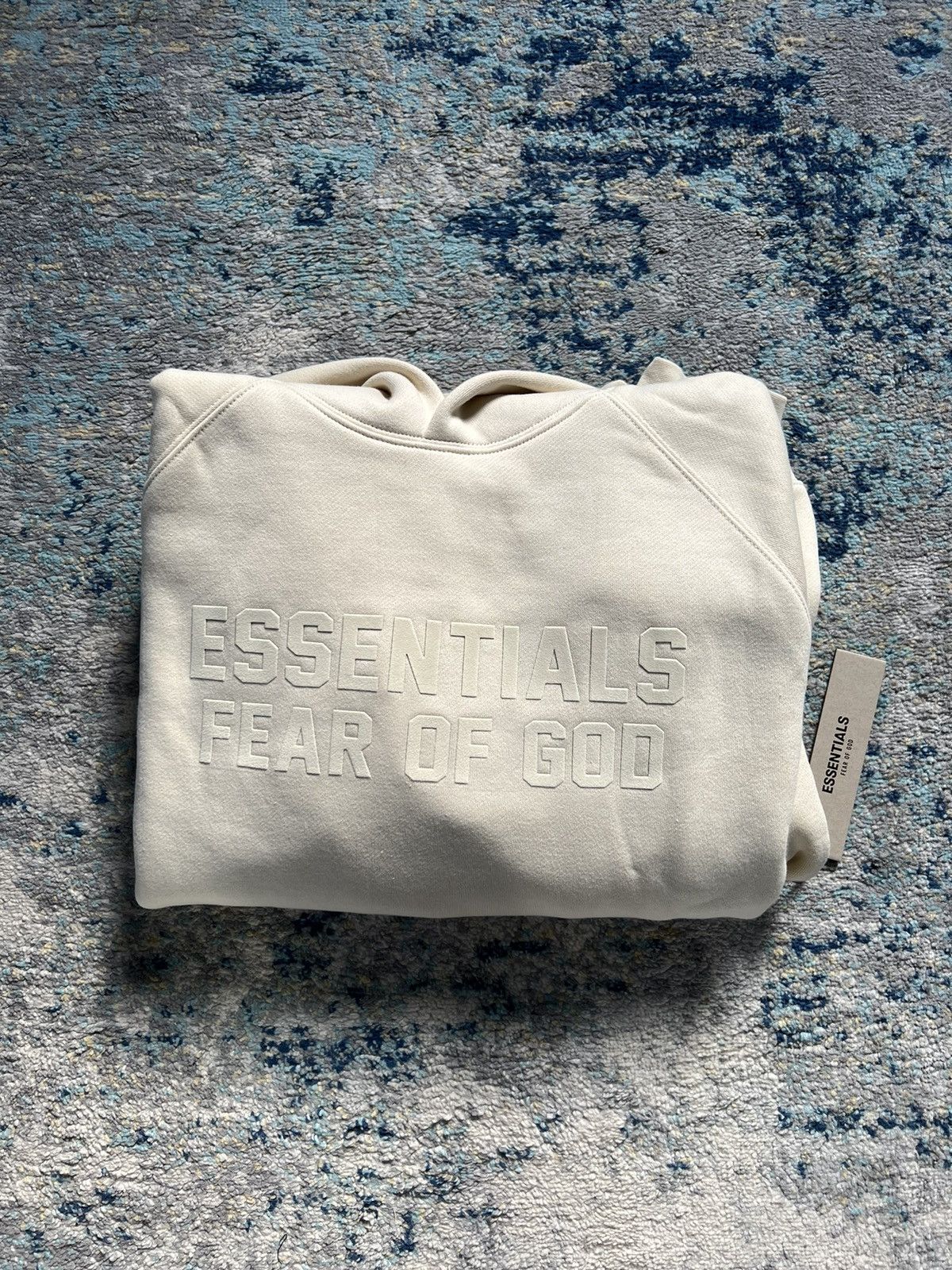 Essentials × FOG × Fear of God 💥 Fear Of God Essentials Hoodie Egg shell Size US XXS / EU 40 - 2 Thumbnail