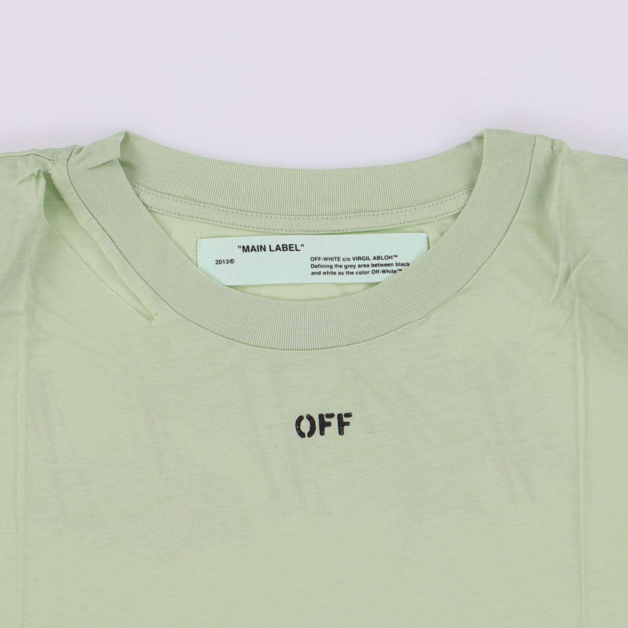 Off-White Green Woman Floral Shoulder Pad T-Shirt Size US S / EU 44-46 / 1 - 7 Thumbnail