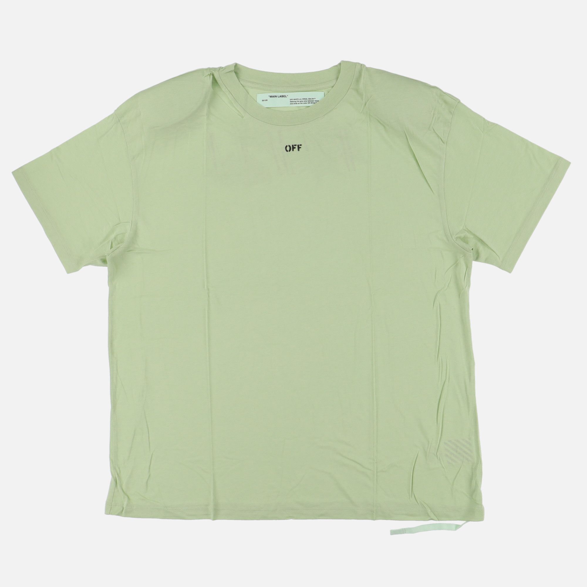 Off-White Green Woman Floral Shoulder Pad T-Shirt Size US S / EU 44-46 / 1 - 6 Thumbnail