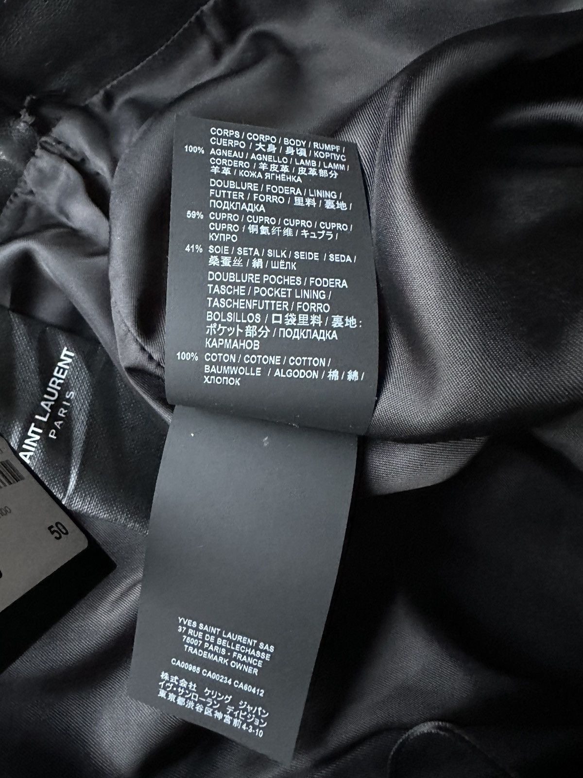 Saint Laurent Paris $3290 SS20 Saint Laurent leather pants jeans 50 BNWT Grail Size US 34 / EU 50 - 16 Thumbnail