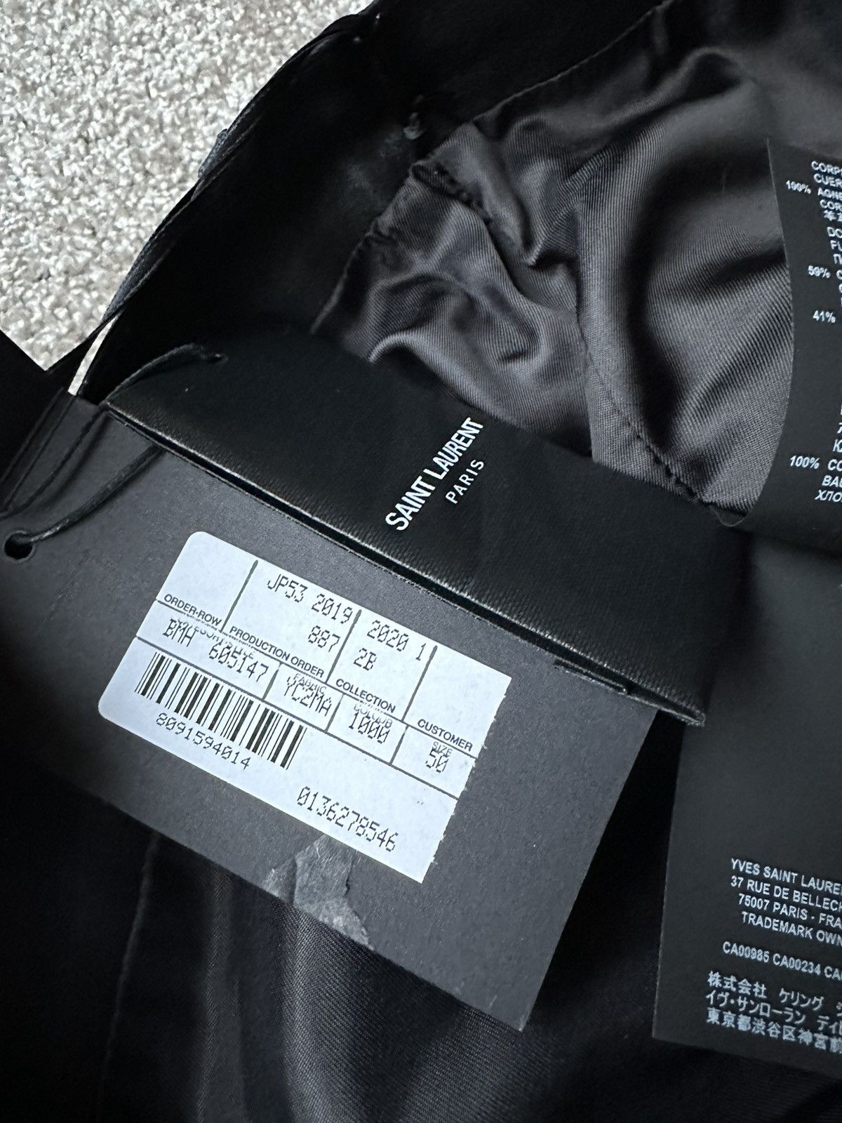Saint Laurent Paris $3290 SS20 Saint Laurent leather pants jeans 50 BNWT Grail Size US 34 / EU 50 - 17 Thumbnail