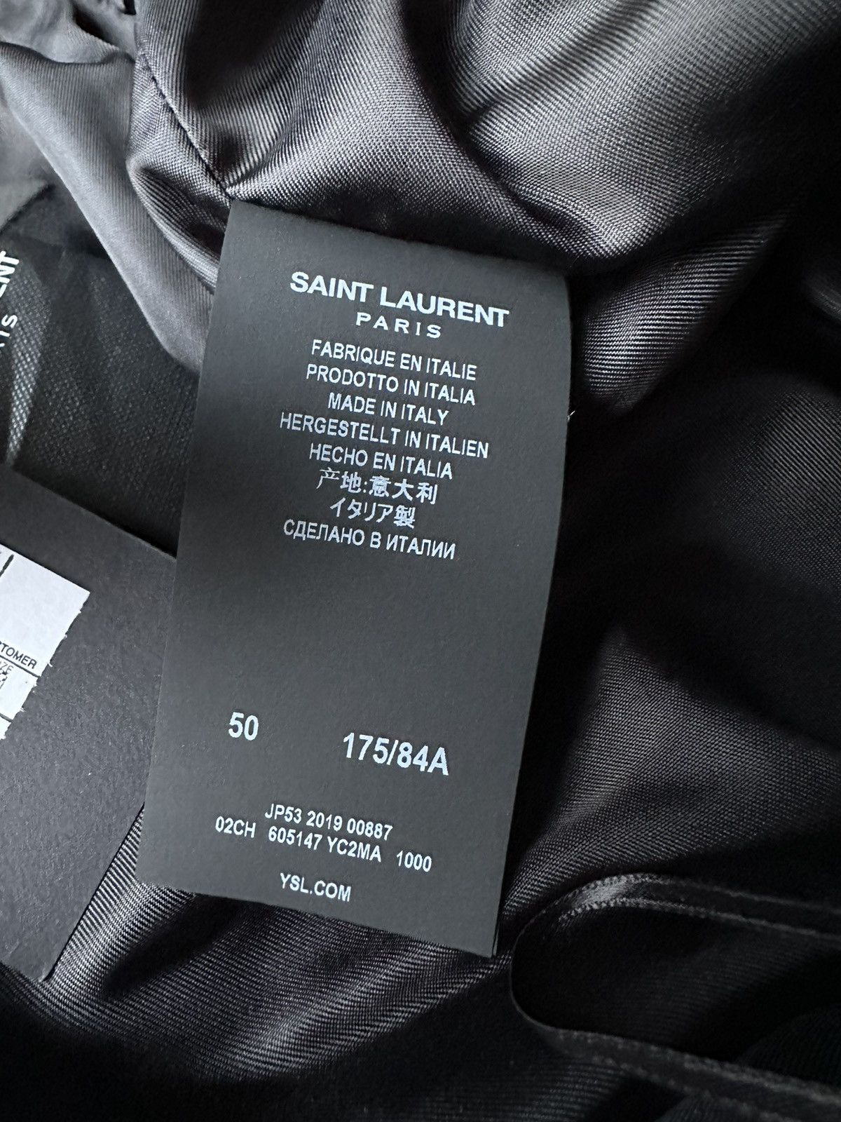 Saint Laurent Paris $3290 SS20 Saint Laurent leather pants jeans 50 BNWT Grail Size US 34 / EU 50 - 15 Thumbnail