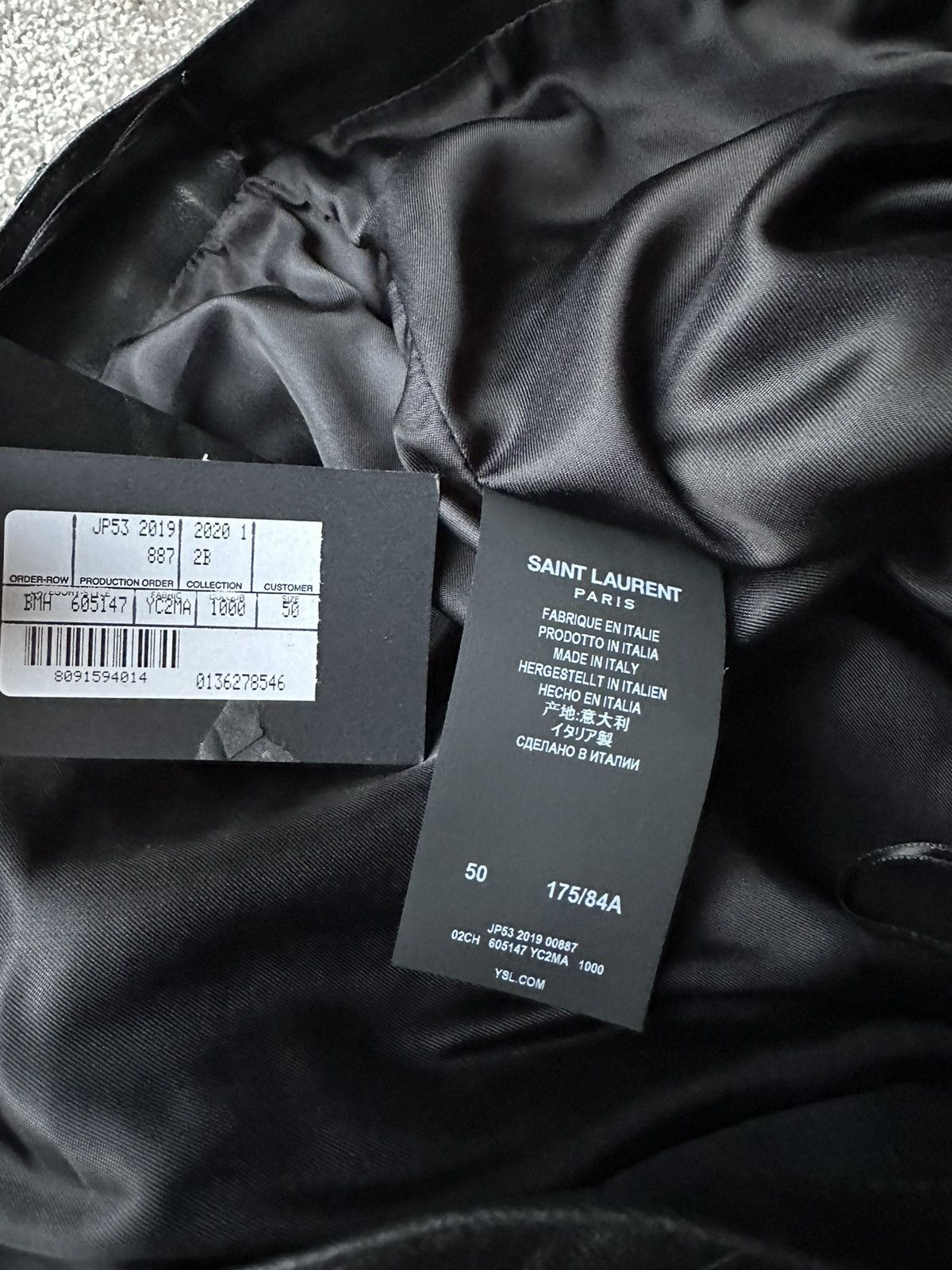 Saint Laurent Paris $3290 SS20 Saint Laurent leather pants jeans 50 BNWT Grail Size US 34 / EU 50 - 14 Thumbnail