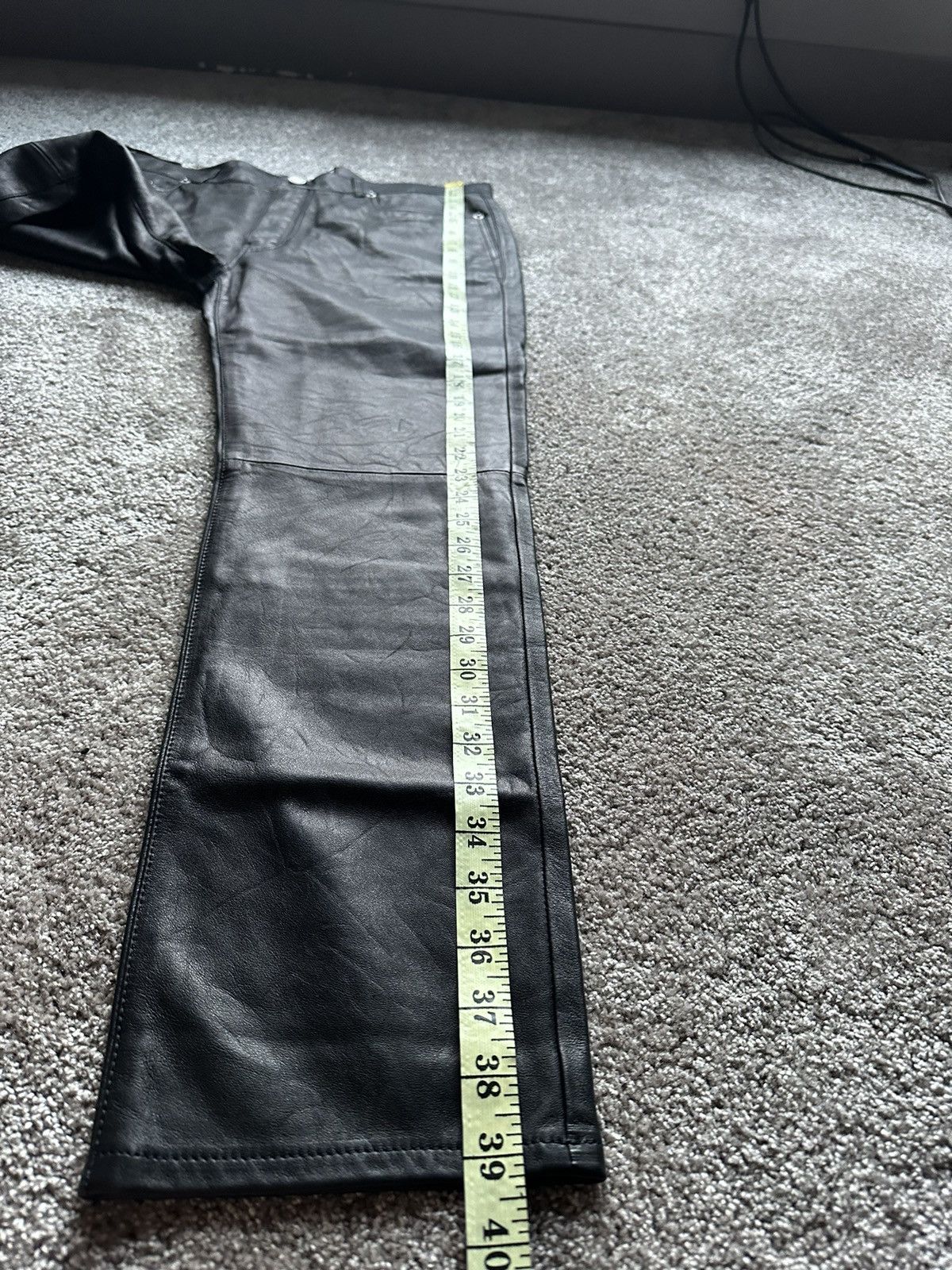 Saint Laurent Paris $3290 SS20 Saint Laurent leather pants jeans 50 BNWT Grail Size US 34 / EU 50 - 12 Thumbnail