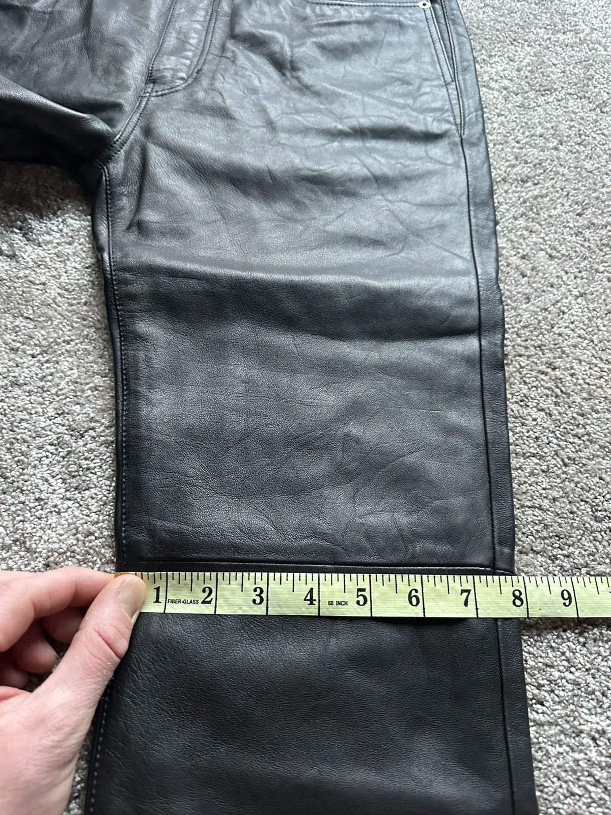 Saint Laurent Paris $3290 SS20 Saint Laurent leather pants jeans 50 BNWT Grail Size US 34 / EU 50 - 8 Thumbnail