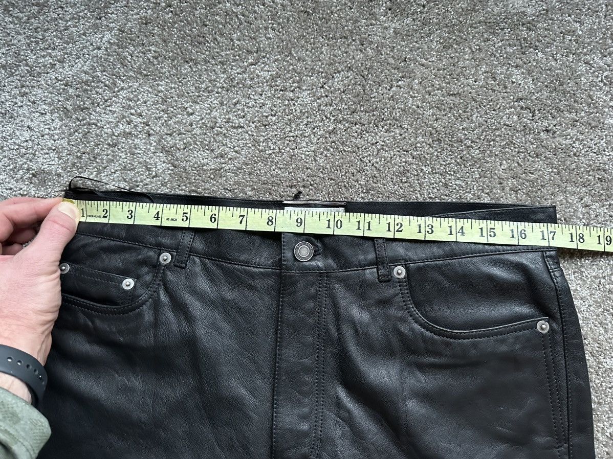 Saint Laurent Paris $3290 SS20 Saint Laurent leather pants jeans 50 BNWT Grail Size US 34 / EU 50 - 6 Thumbnail