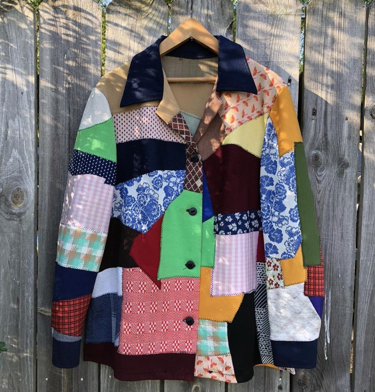 Japanese Brand RARE Bode inspired vintage multi quilt jacket Size US M / EU 48-50 / 2 - 1 Thumbnail