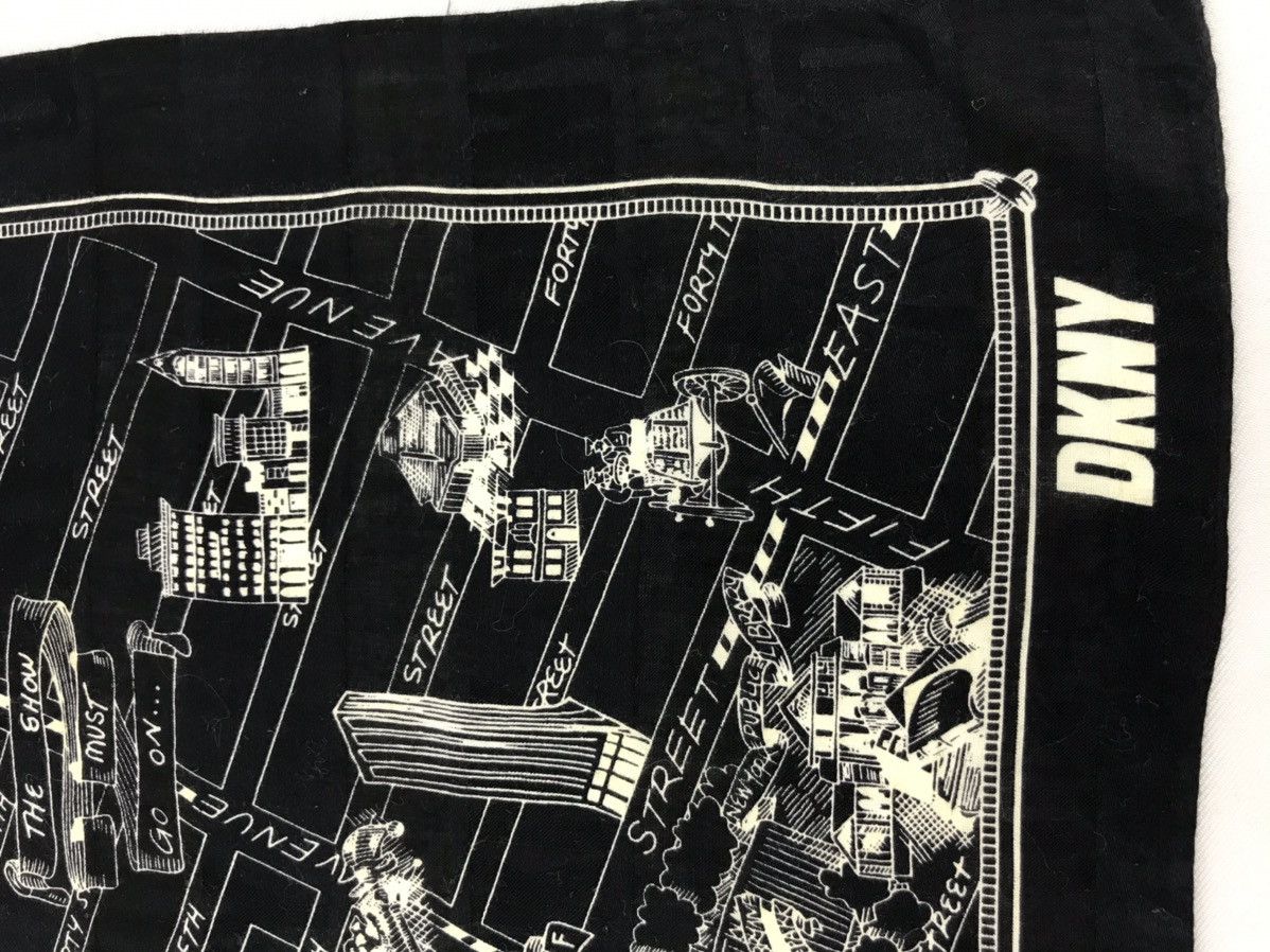 DKNY × Designer × Vintage Vintage DKNY Donna Karan New York Theather NY Handkerchief Size ONE SIZE - 3 Thumbnail