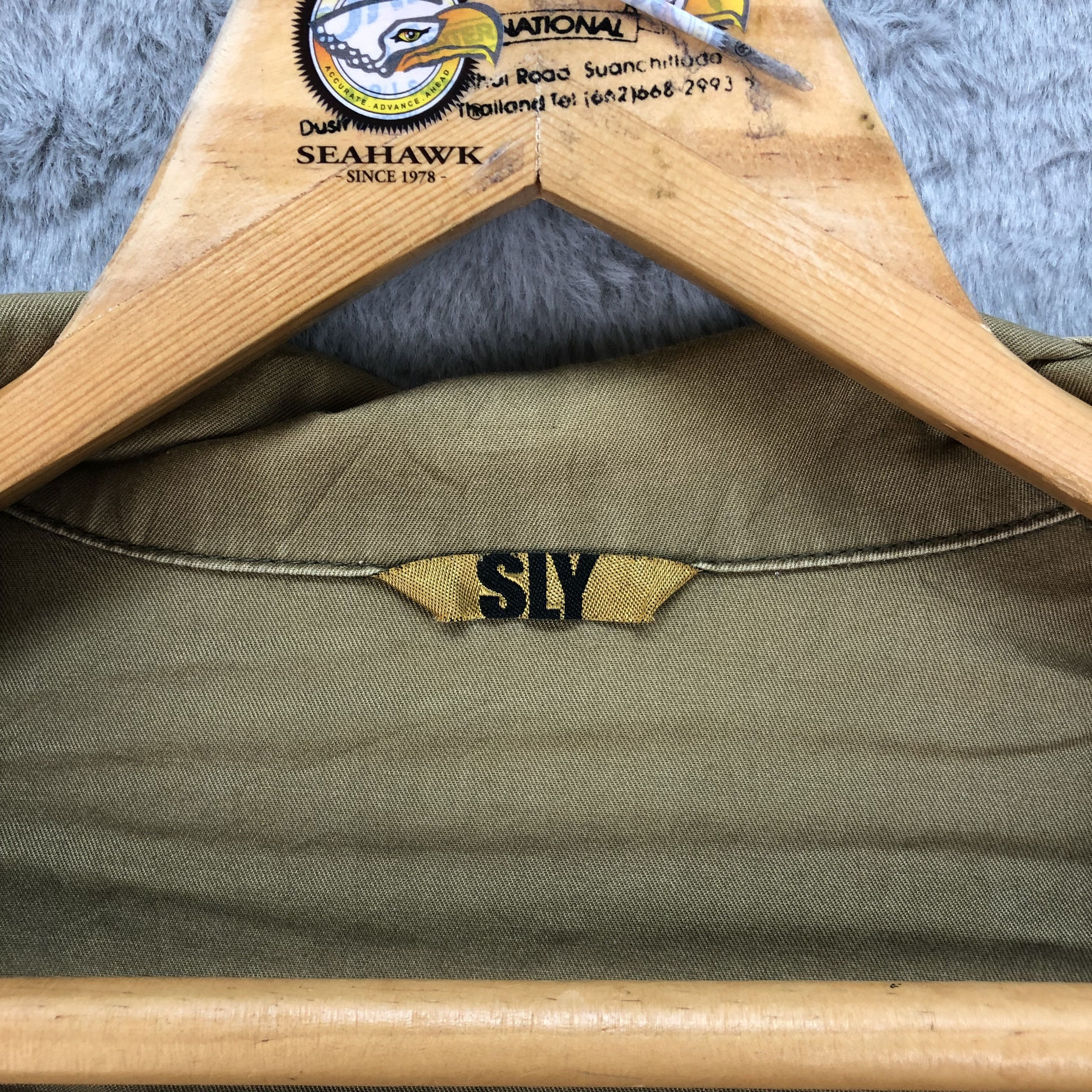 SLY RARE SLY MILITARY ASYMMETRIC HOODED JACKET #4637-161 Size US M / EU 48-50 / 2 - 7 Thumbnail