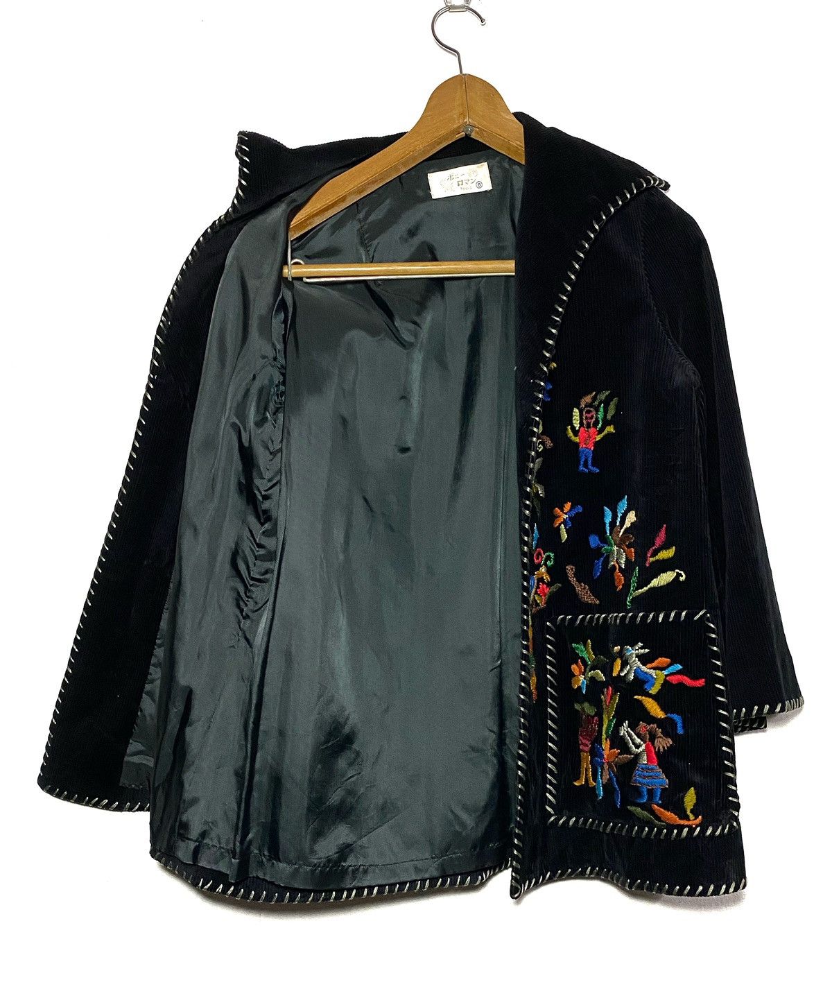Art Comes First Pop Art Embroidered Corduroy Jacket Size US S / EU 44-46 / 1 - 2 Thumbnail