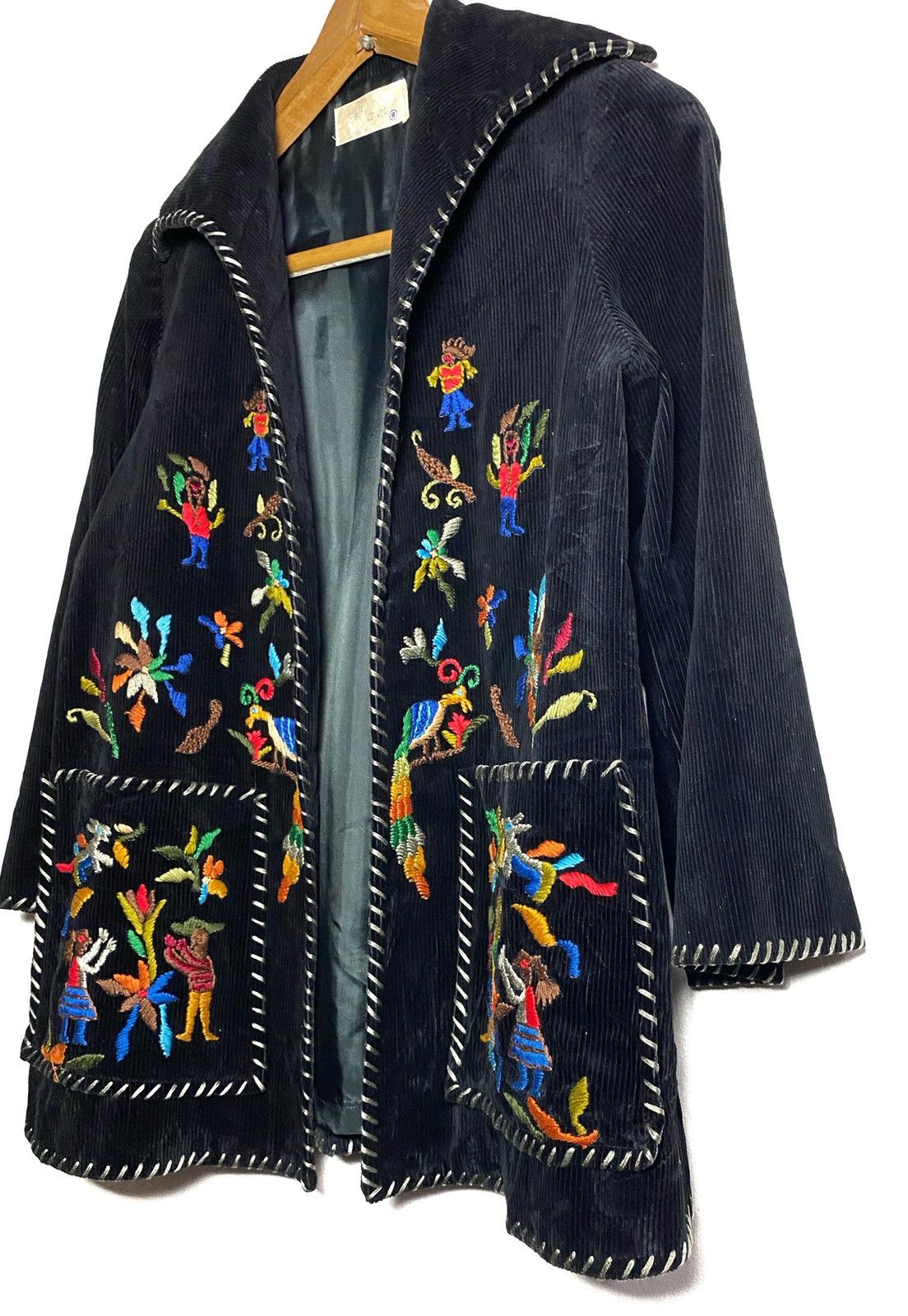 Art Comes First Pop Art Embroidered Corduroy Jacket Size US S / EU 44-46 / 1 - 4 Thumbnail