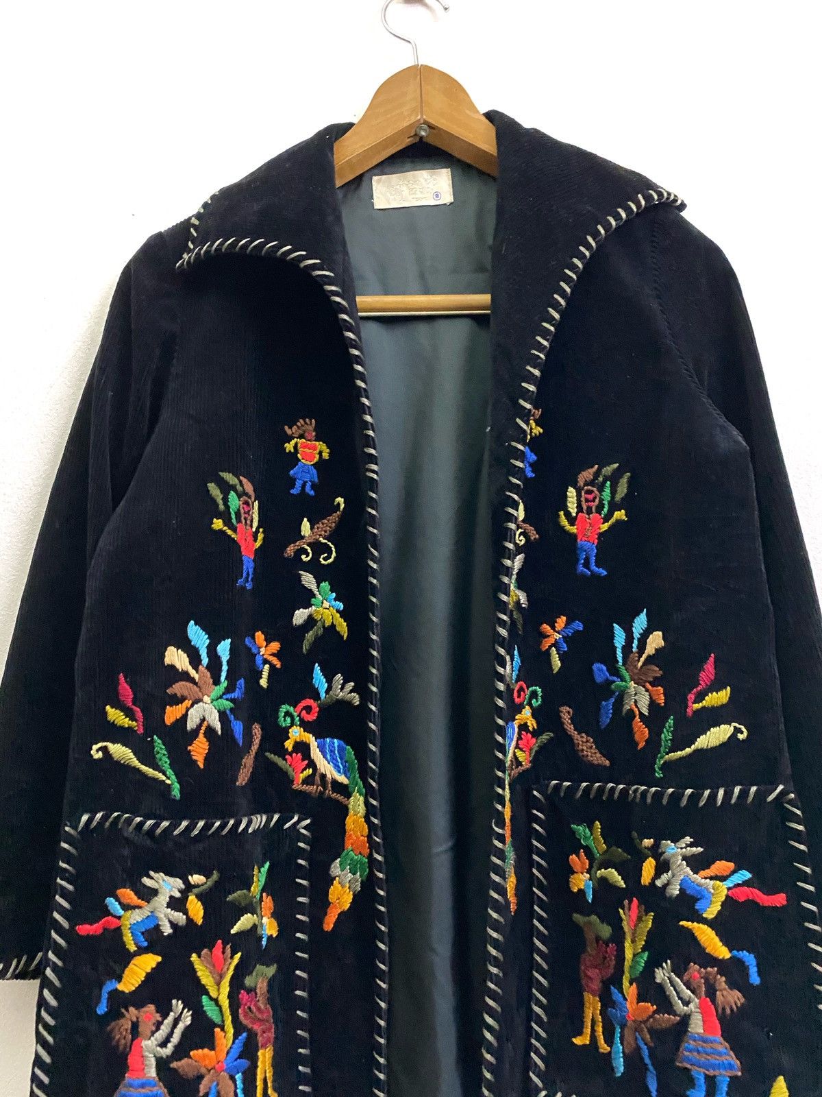 Art Comes First Pop Art Embroidered Corduroy Jacket Size US S / EU 44-46 / 1 - 5 Thumbnail