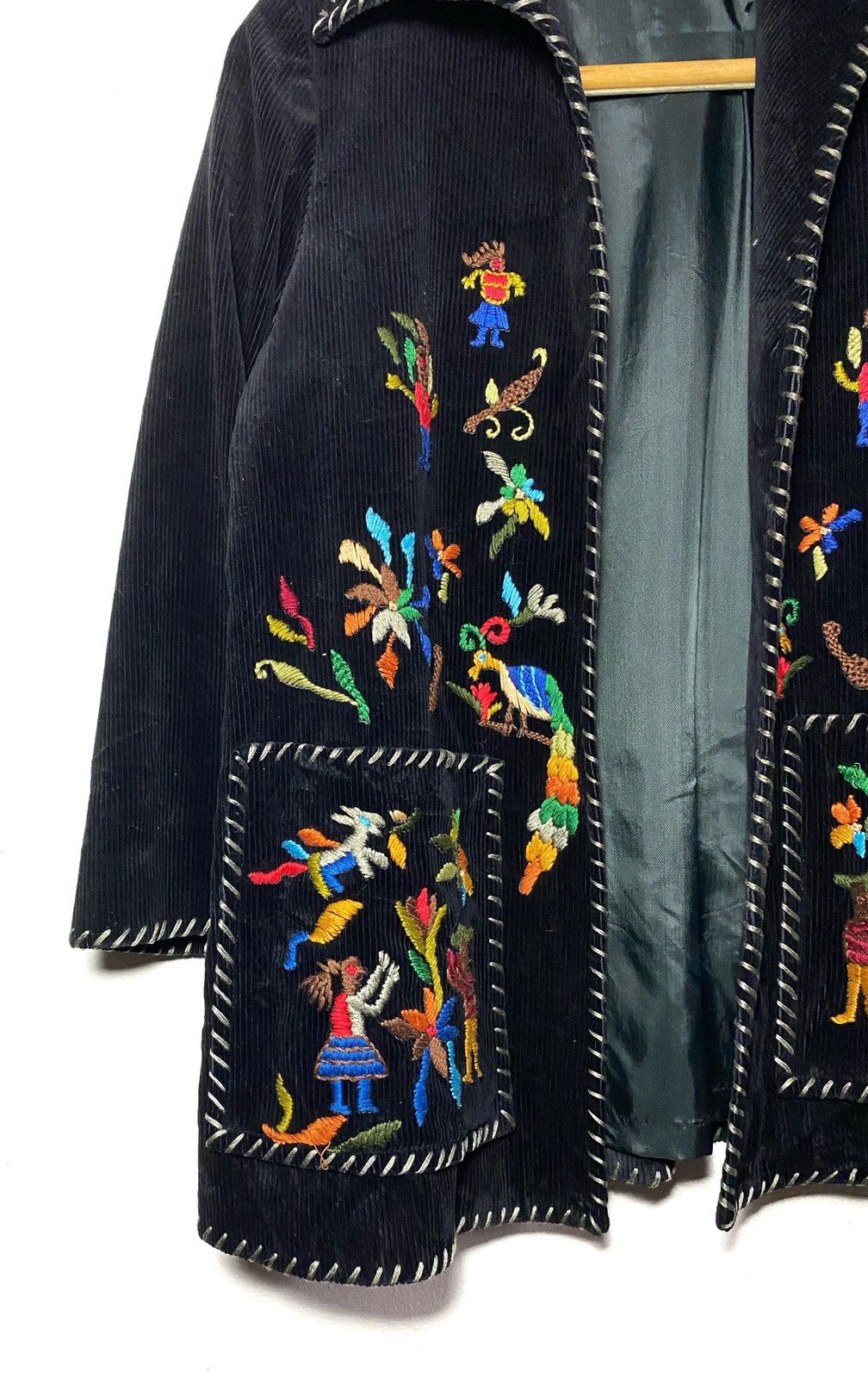 Art Comes First Pop Art Embroidered Corduroy Jacket Size US S / EU 44-46 / 1 - 6 Thumbnail