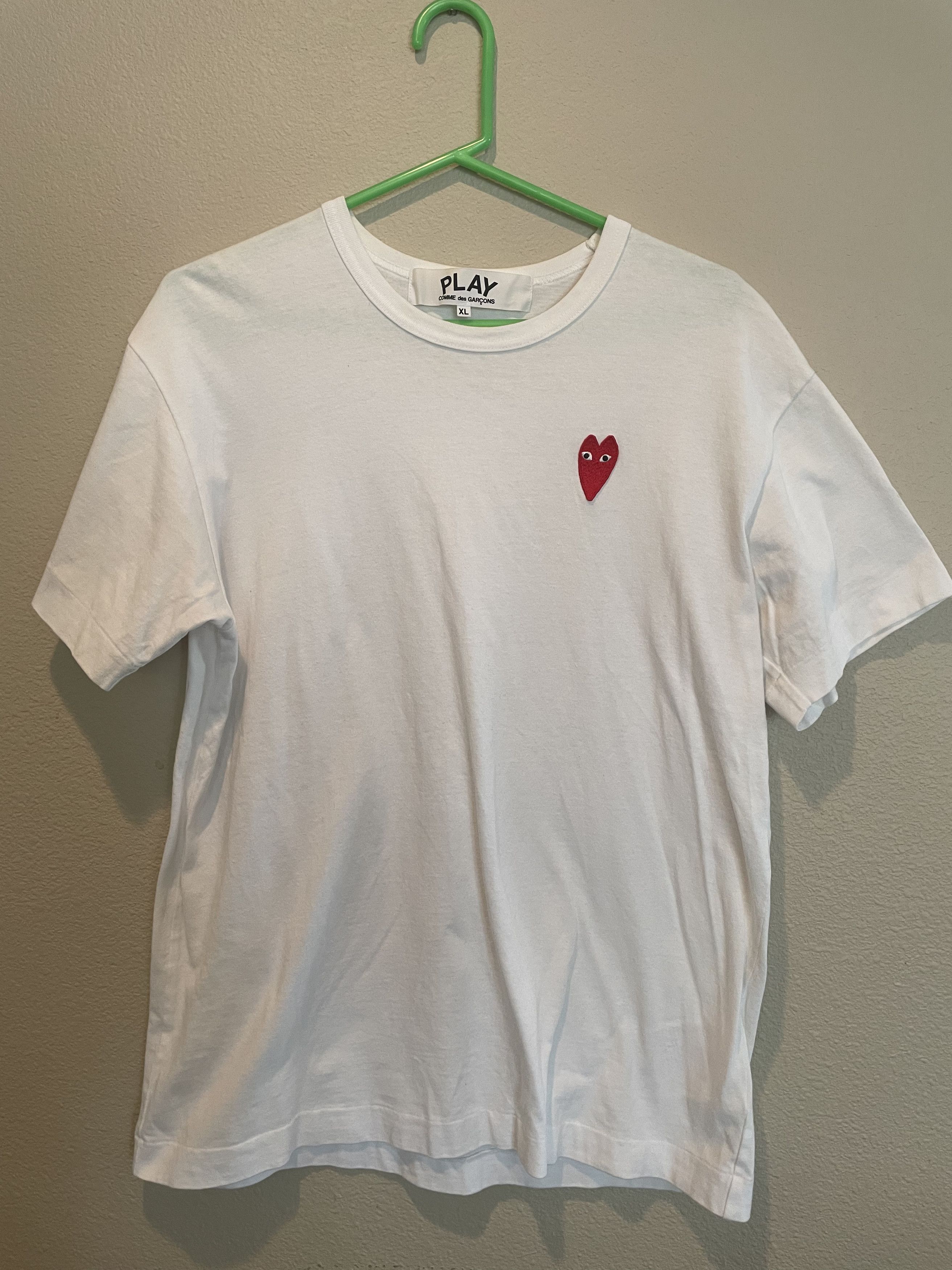 Comme des Garcons × Comme des Garcons PLAY CDG Play t-shirt (Rare) Size US XL / EU 56 / 4 - 1 Thumbnail