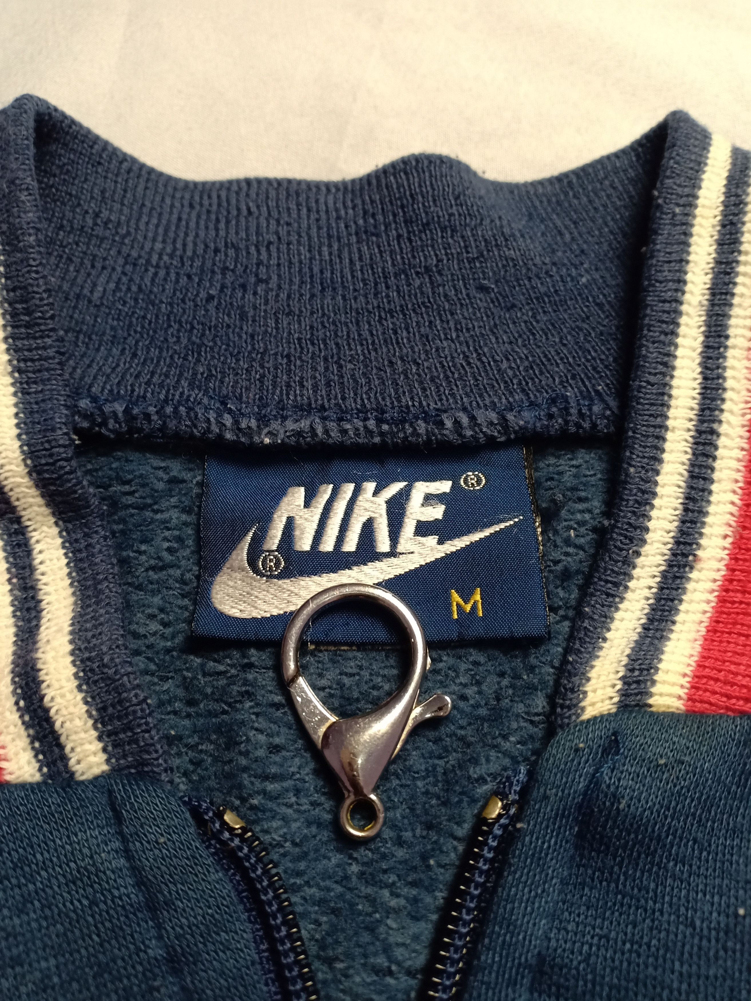 Nike Vintage Nike Blue Tag Track Top Sweater Sweatshirt Size US M / EU 48-50 / 2 - 3 Thumbnail