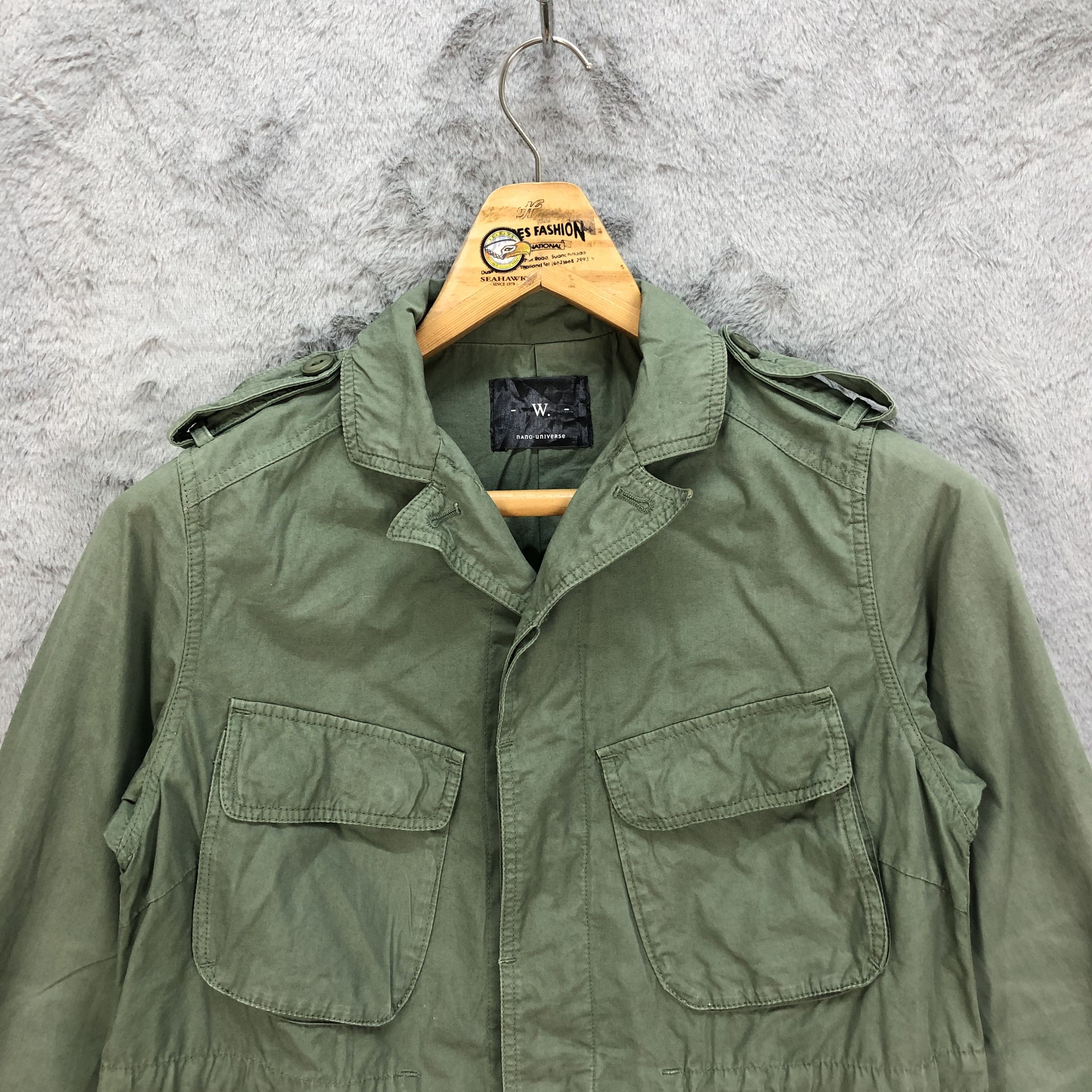 NANO universe NANO UNIVERSE FIELD JACKET ARMY STYLE #5413-189 Size US M / EU 48-50 / 2 - 2 Thumbnail