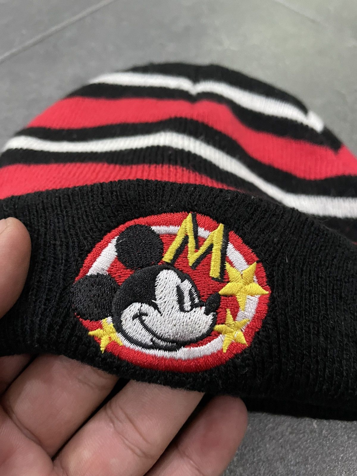 Disney × Mickey Mouse EMBROIDERED MICKEY MOUSE BEANIE HATS Size ONE SIZE - 2 Thumbnail